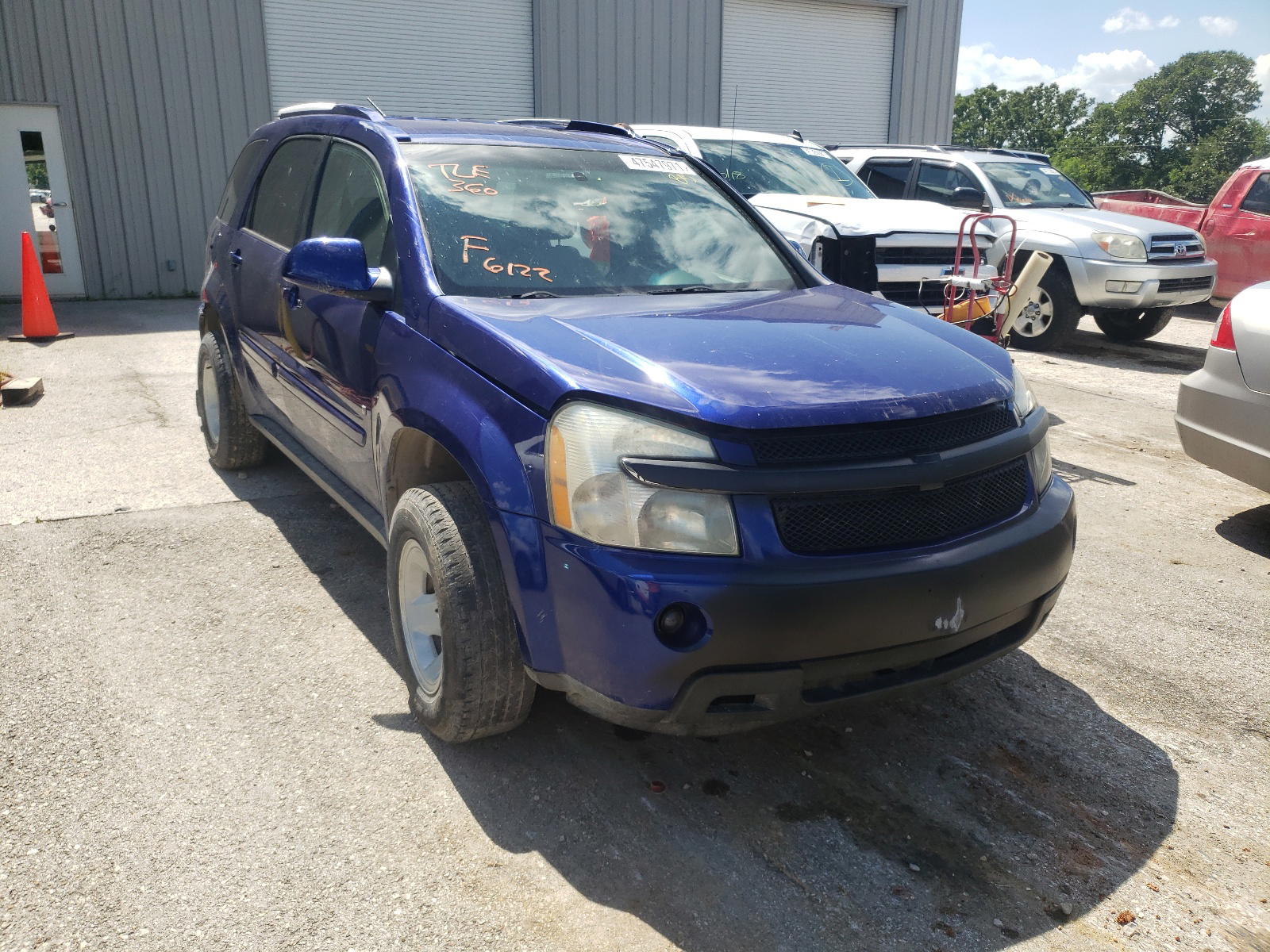 CHEVROLET EQUINOX LT 2007 with VIN 2CNDL73F276018689 - Photo from auction