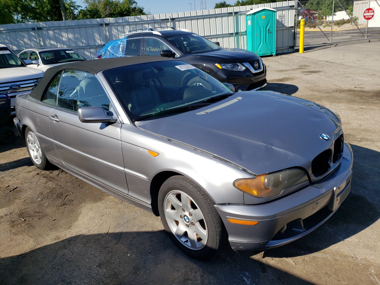 BMW 325 CI 2004 with VIN WBABW33454PL31223 - Photo from auction