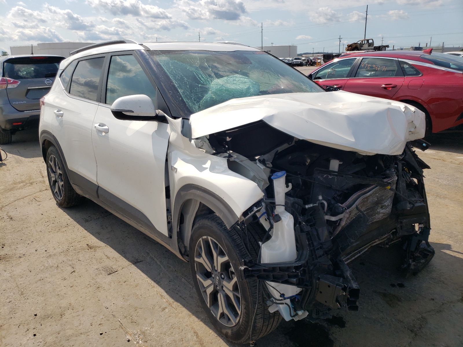 Photo 1 from auction – 2021 KIA SELTOS EX with VIN KNDERCAAXM7128361