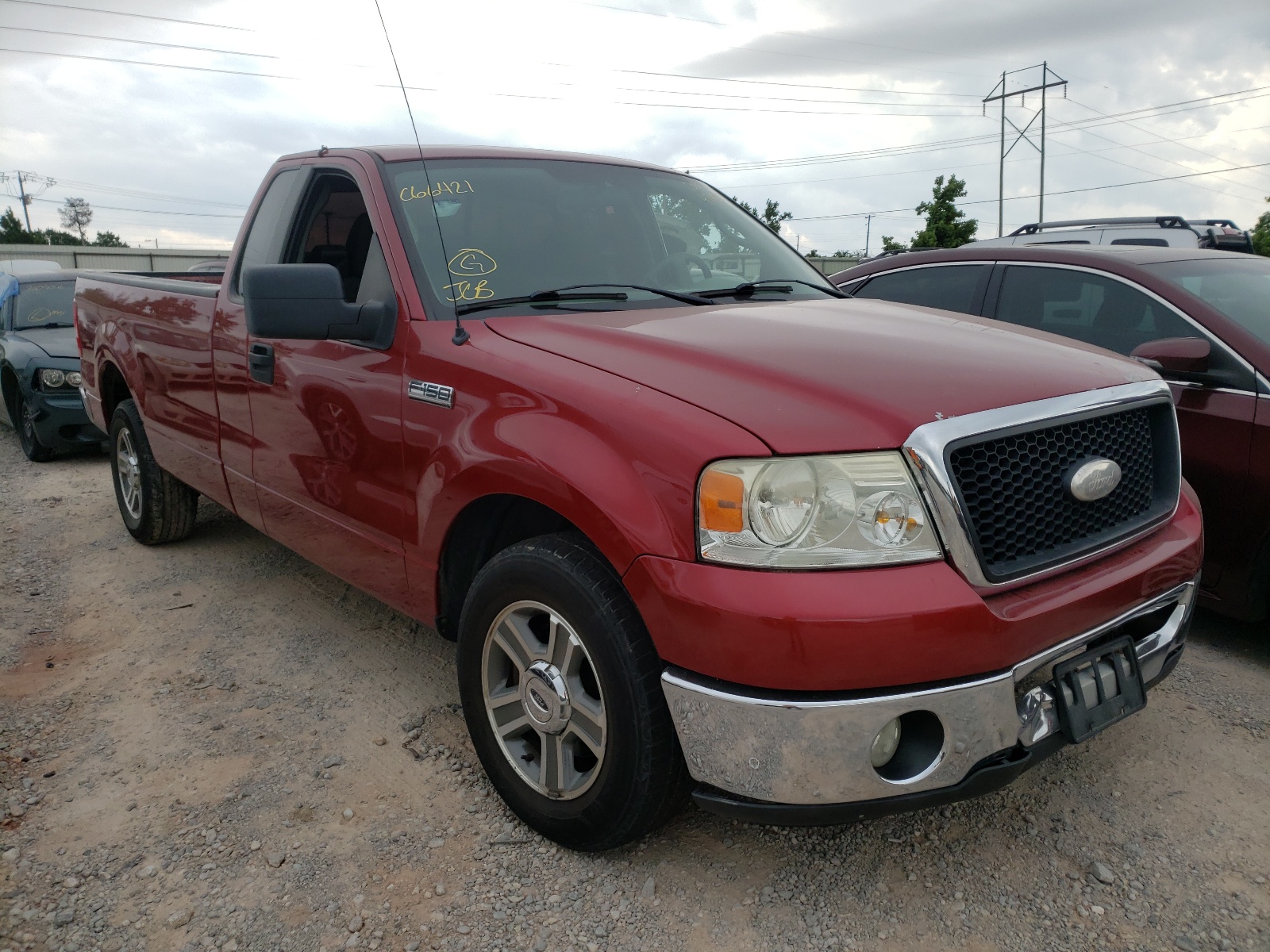 FORD F150 2007 with VIN 1FTRF12227KC66421 - Photo from auction