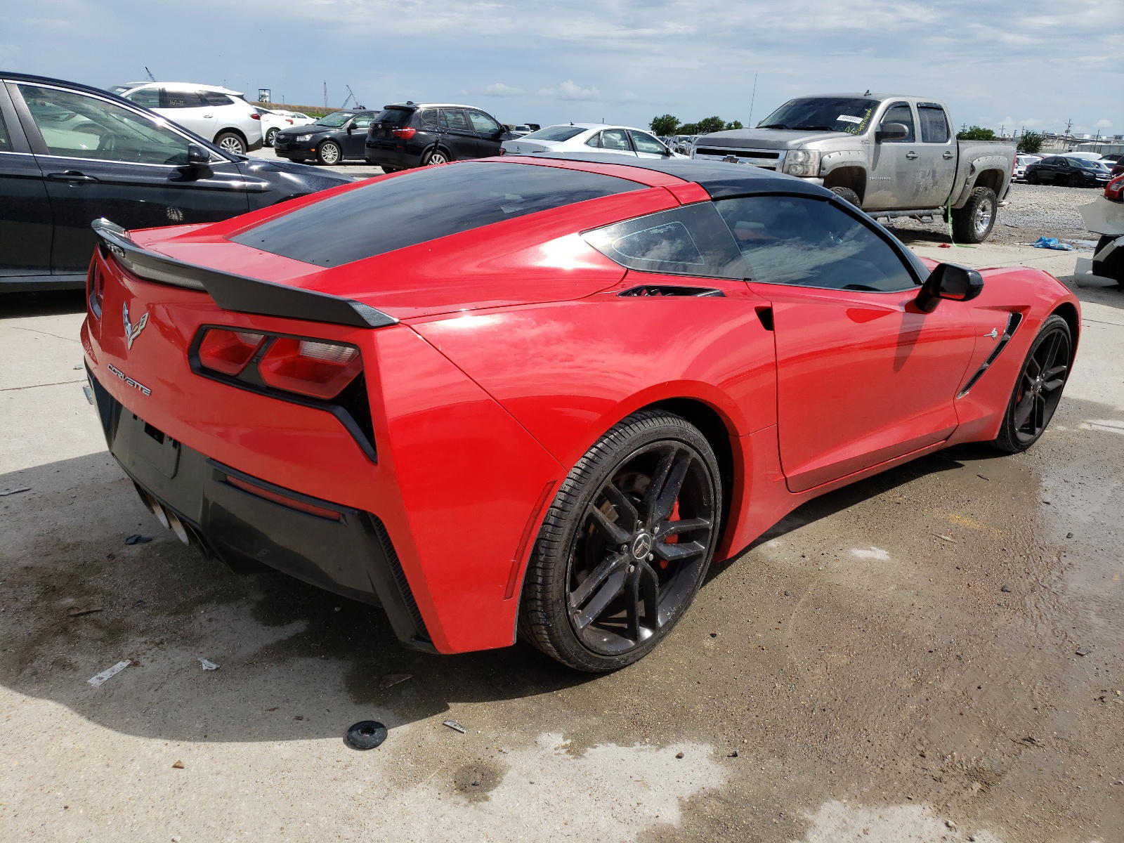Photo 4 from auction – 2014 CHEVROLET CORVETTE S with VIN 1G1YK2D75E5123697