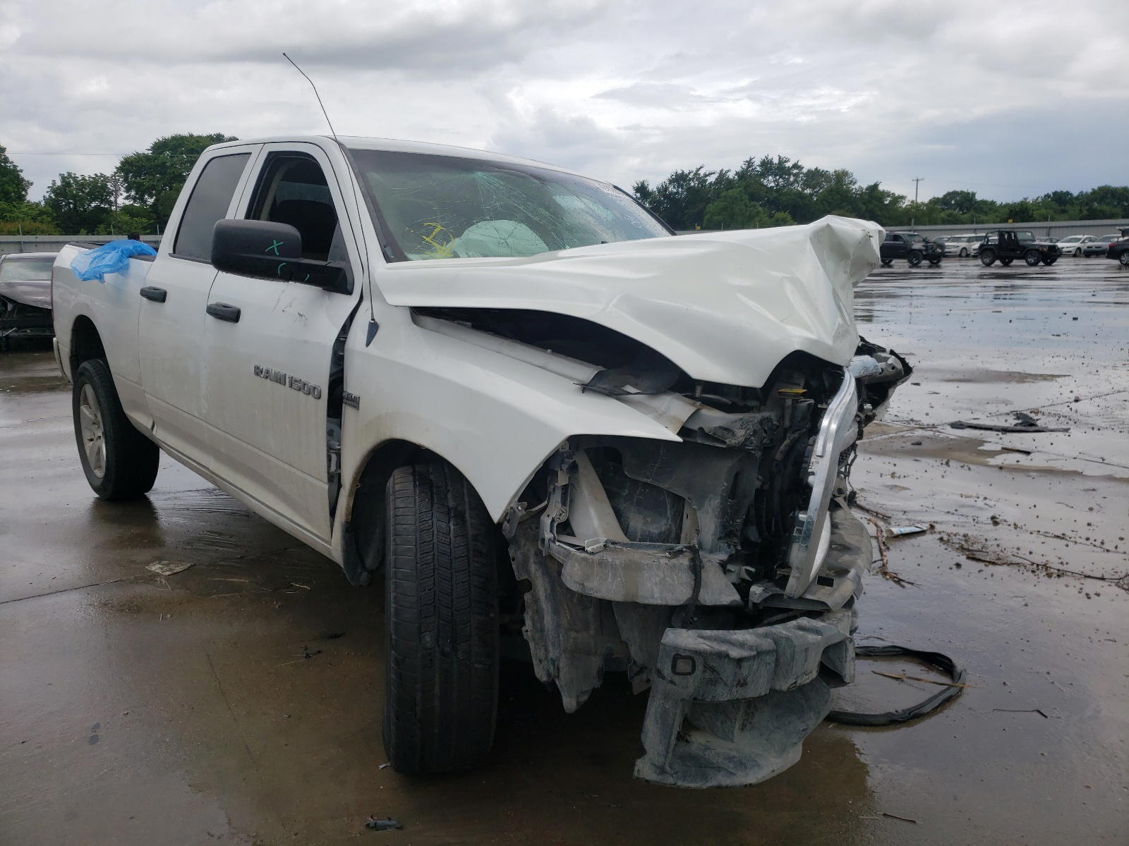 DODGE RAM 1500 S 2012 with VIN 1C6RD6FT8CS166279 - Photo from auction