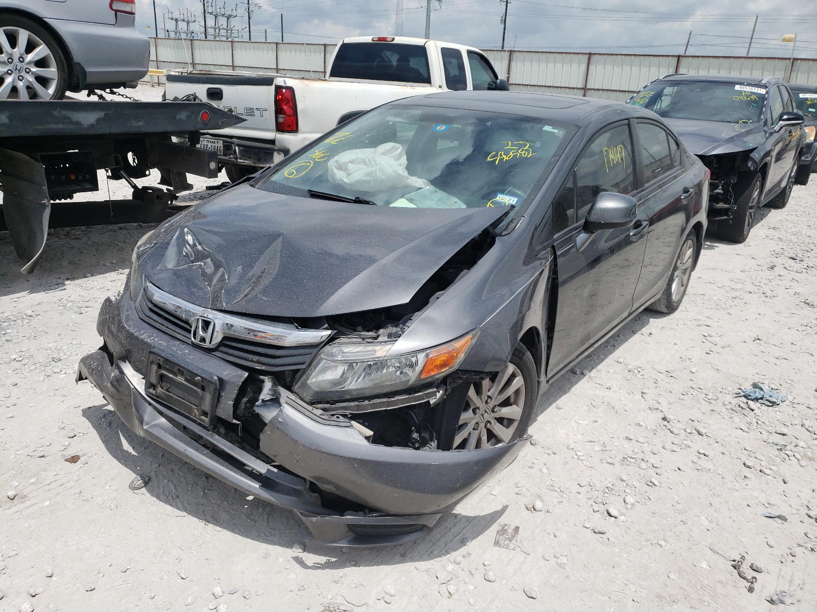 Photo 2 from auction – 2012 HONDA CIVIC EX with VIN 2HGFB2F80CH556582