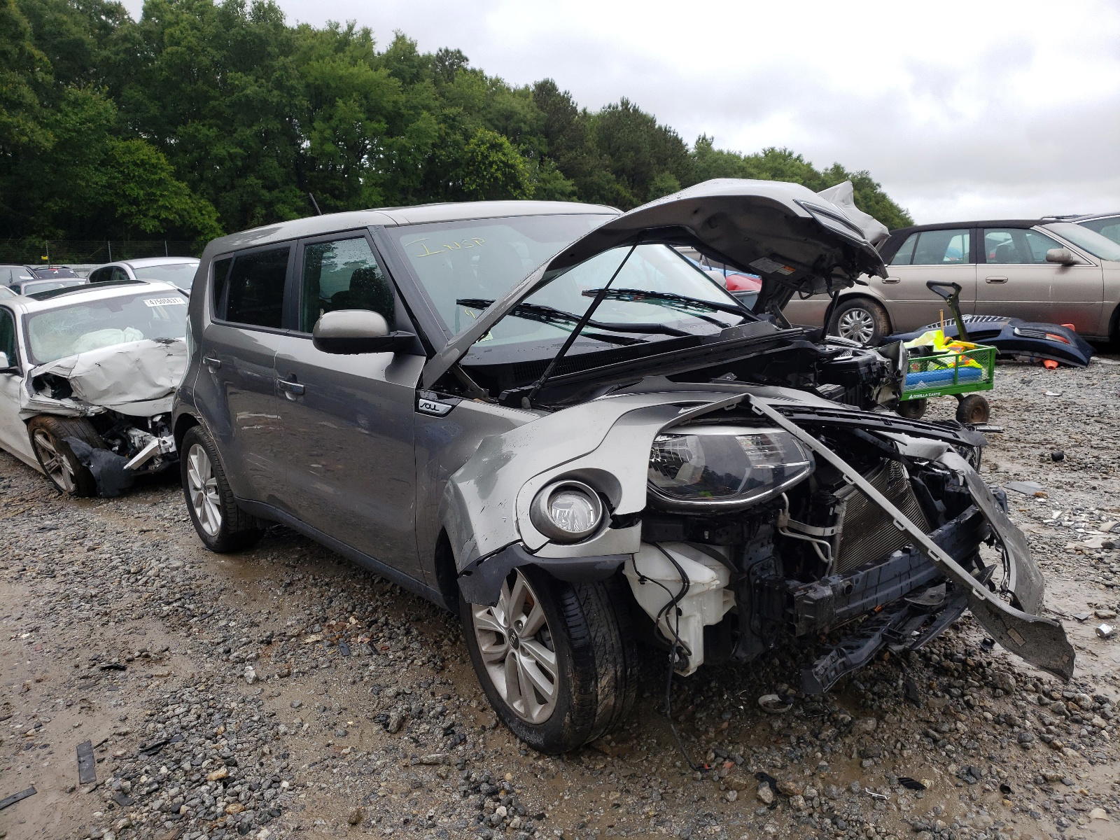 KIA SOUL + 2017 with VIN KNDJP3A54H7412291 - Photo from auction