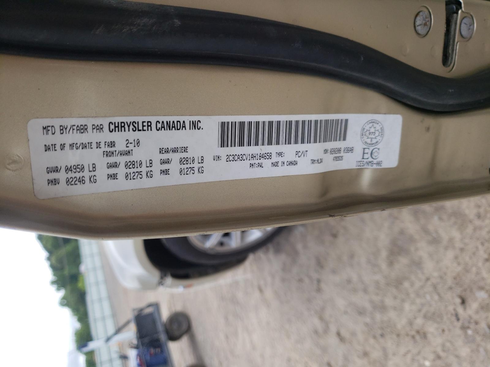 Photo 10 from auction – 2010 CHRYSLER 300 LIMITE with VIN 2C3CA3CV1AH184658
