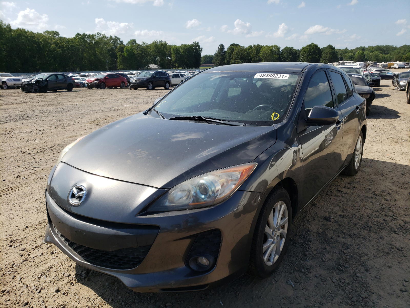 Photo 2 from auction – 2012 MAZDA 3 HATCHBAC with VIN JM1BL1L76C1537193