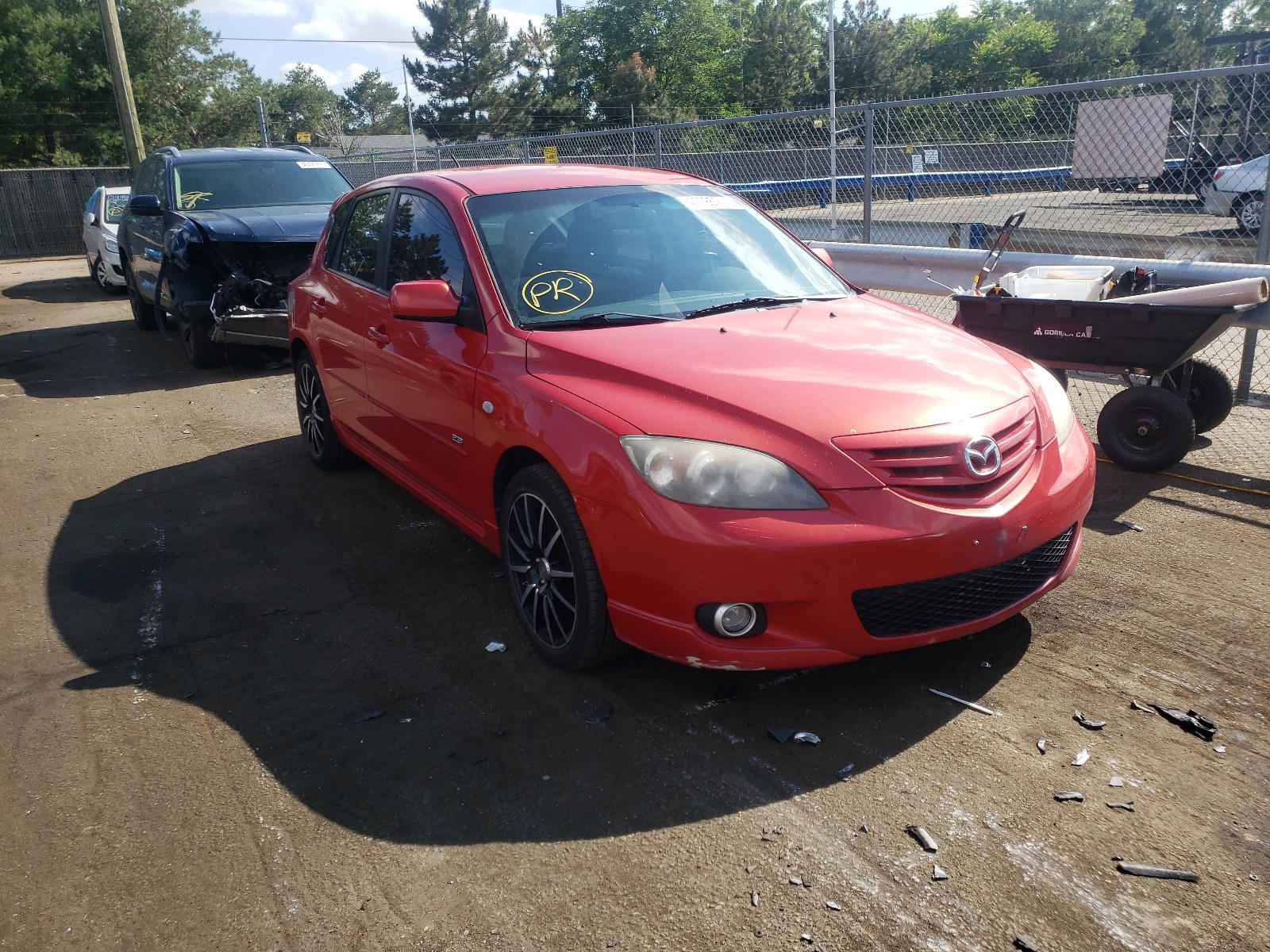 MAZDA 3 HATCHBAC 2005 with VIN JM1BK343551253468 - Photo from auction