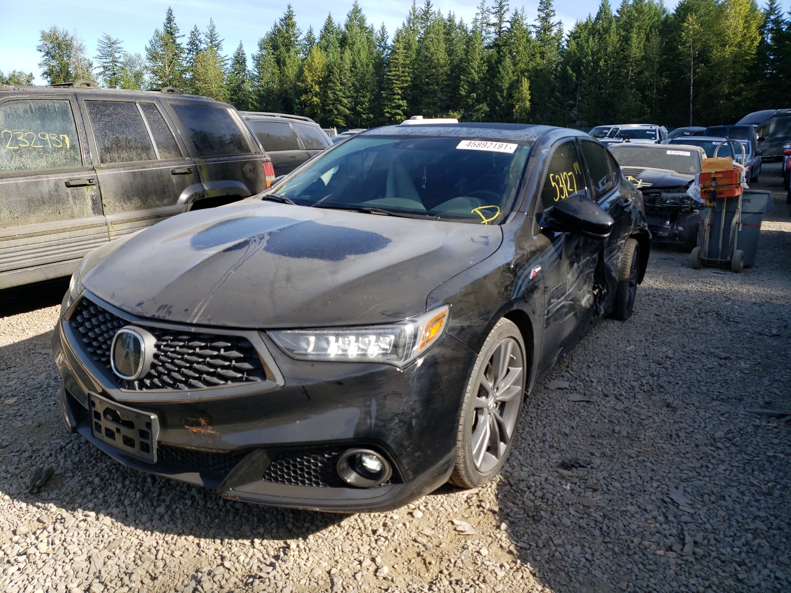 Photo 2 from auction – 2019 ACURA TLX TECHNO with VIN 19UUB2F68KA000006