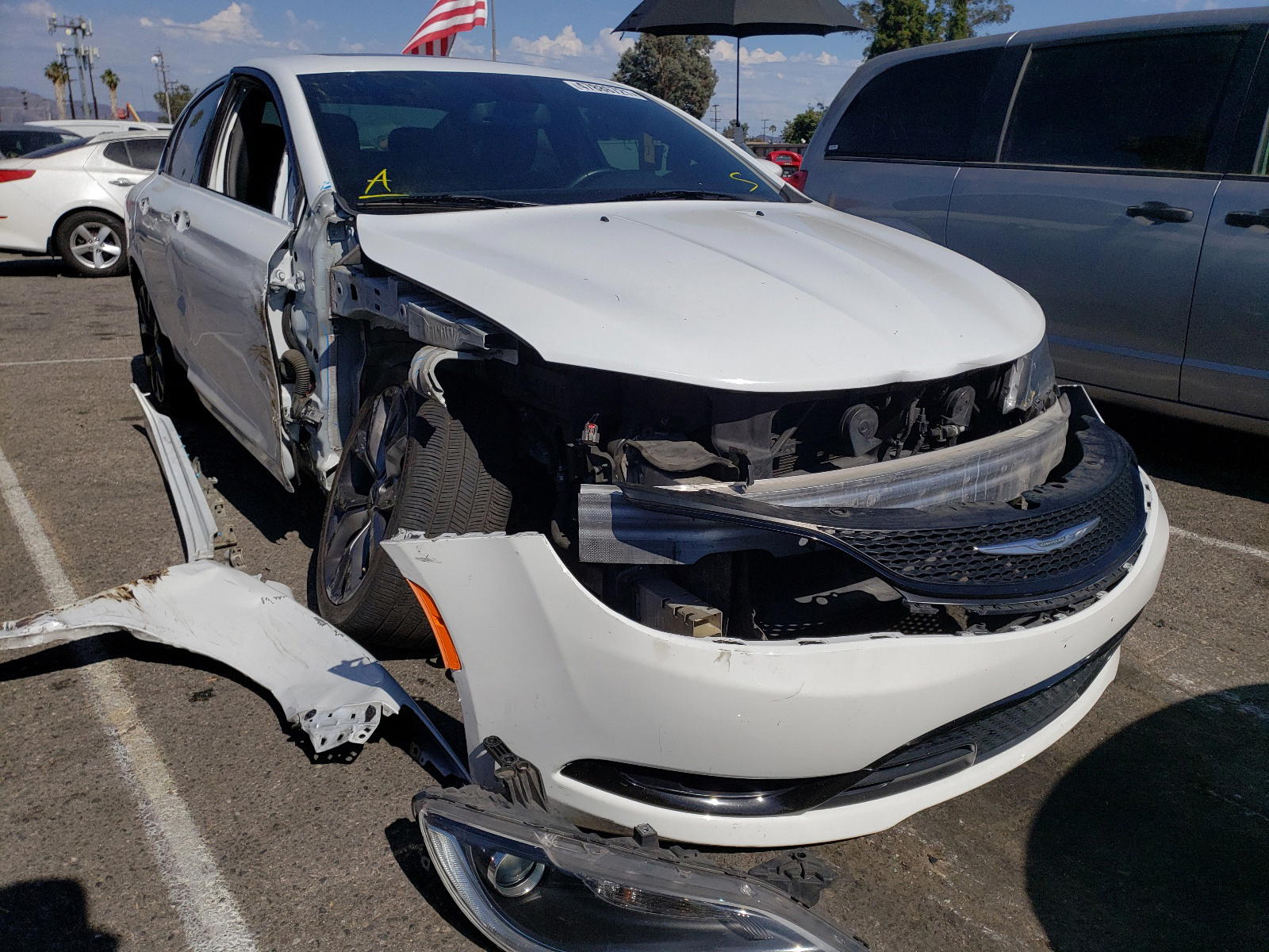 CHRYSLER 200 S 2016 with VIN 1C3CCCBG3GN134809 - Photo from auction