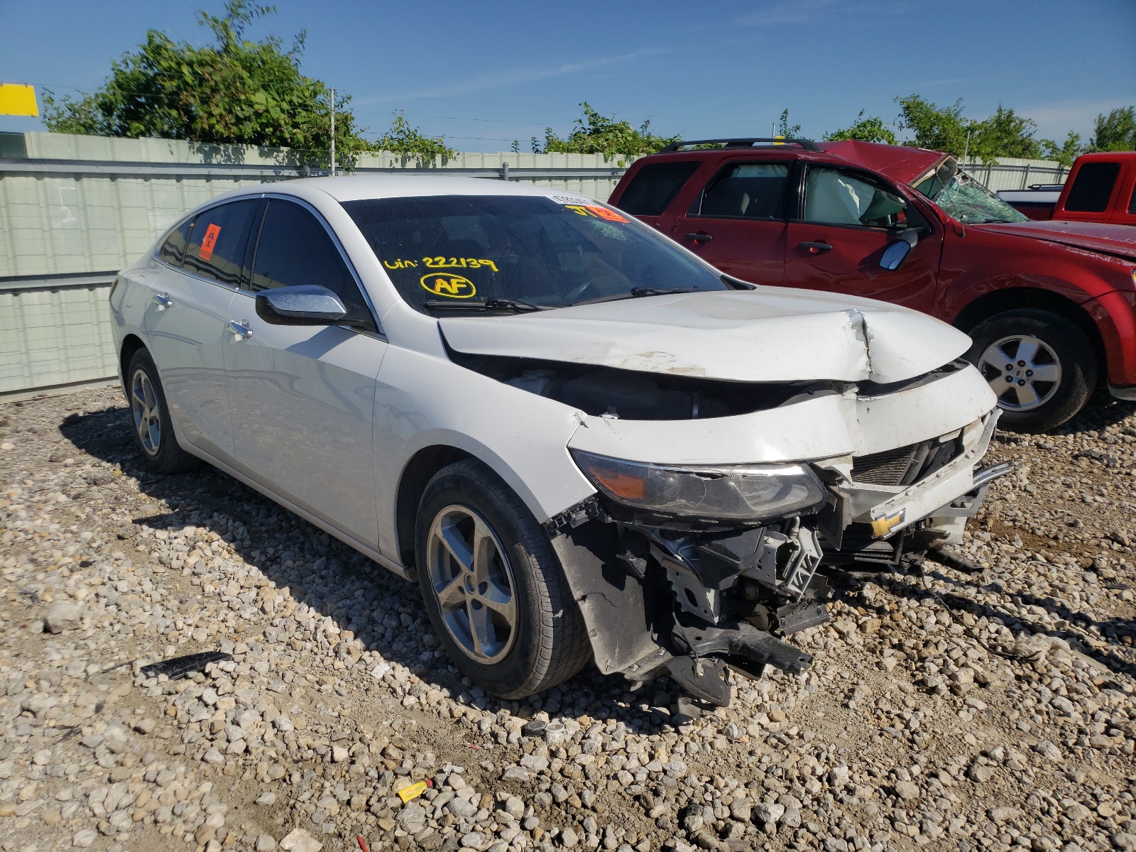 Photo 1 from auction – 2017 CHEVROLET MALIBU LS with VIN 1G1ZB5ST0HF222139