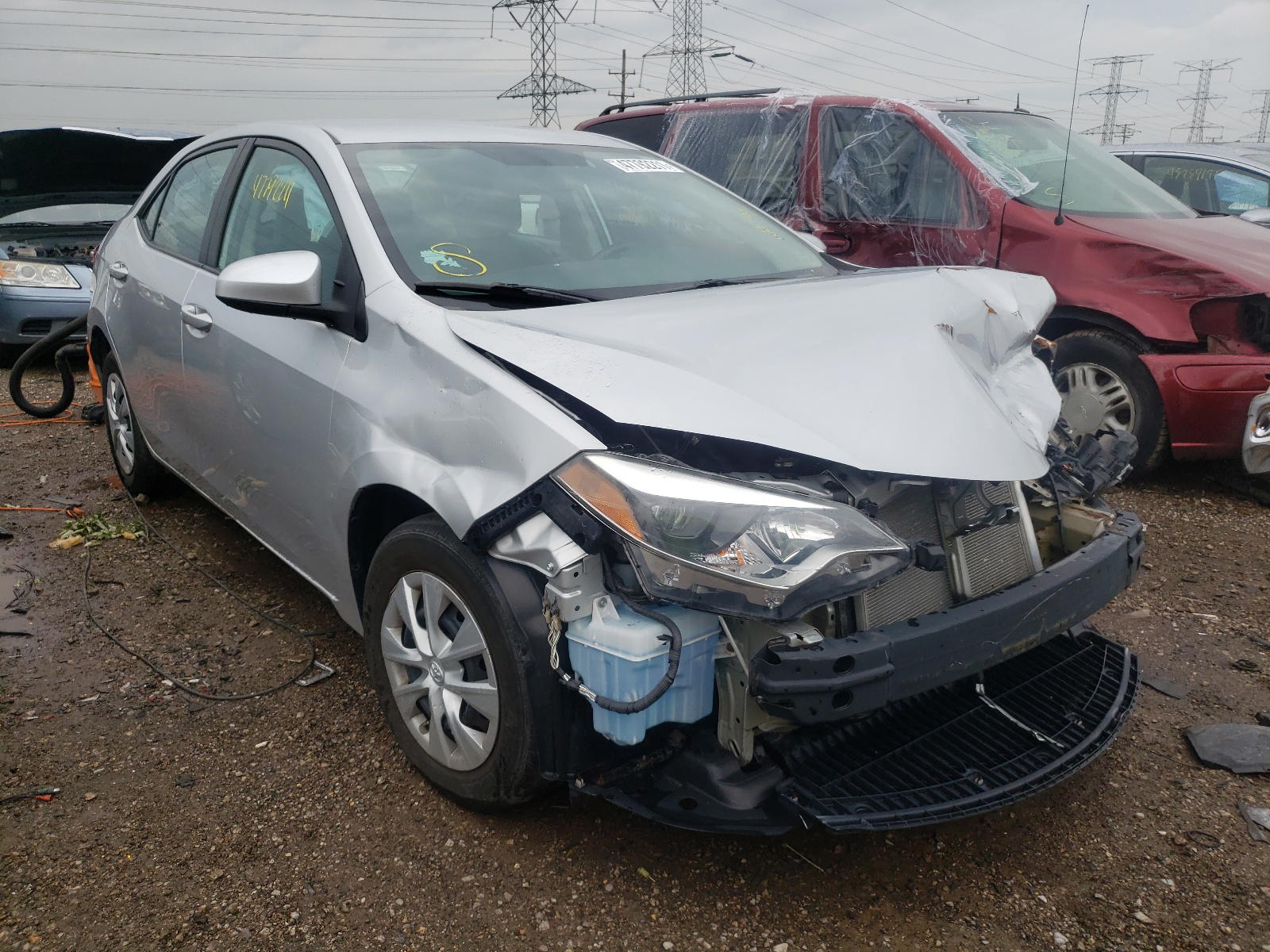 TOYOTA COROLLA L 2014 with VIN 5YFBURHEXEP070684 - Photo from auction