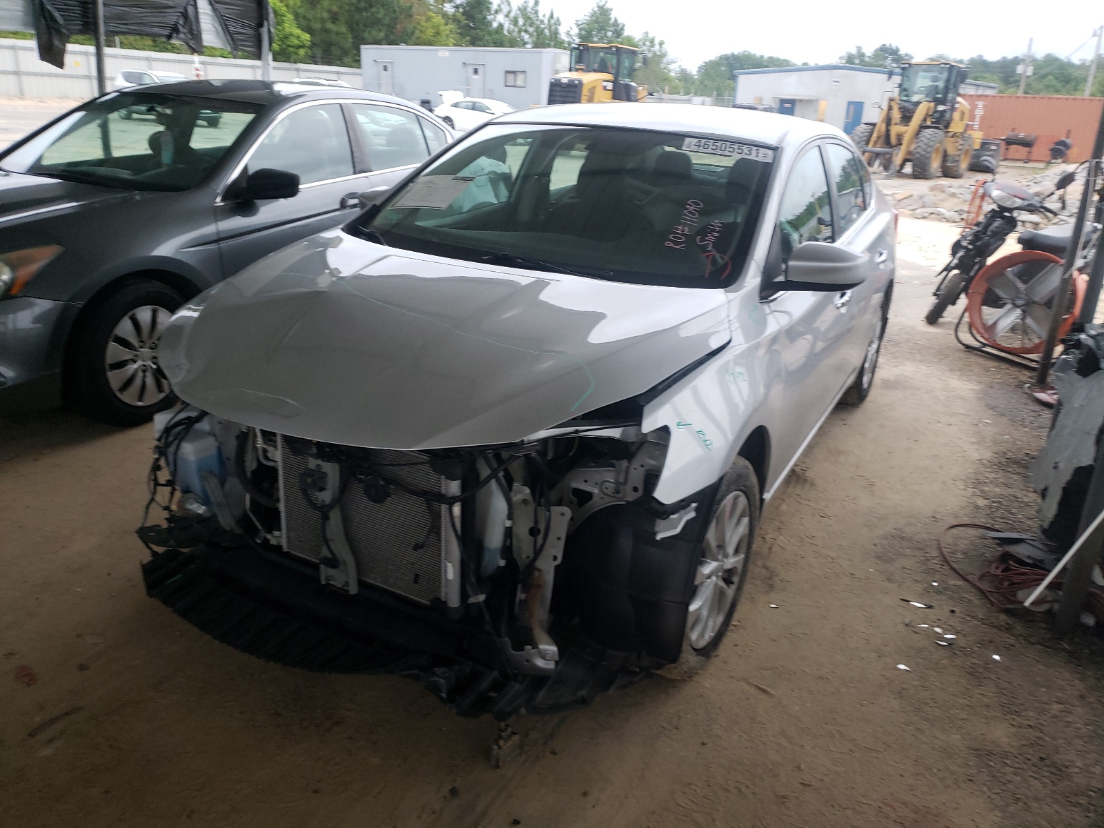 Photo 2 from auction – 2018 NISSAN SENTRA S with VIN 3N1AB7AP2JY265547