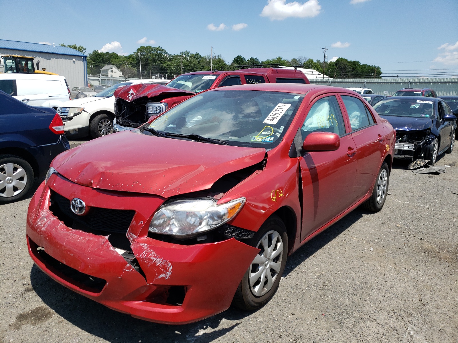 Photo 2 from auction – 2009 TOYOTA COROLLA BA with VIN 1NXBU40E59Z070403