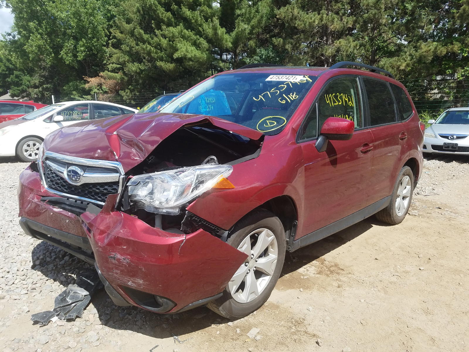 Photo 2 from auction – 2016 SUBARU FORESTER 2 with VIN JF2SJAFC6GH522514
