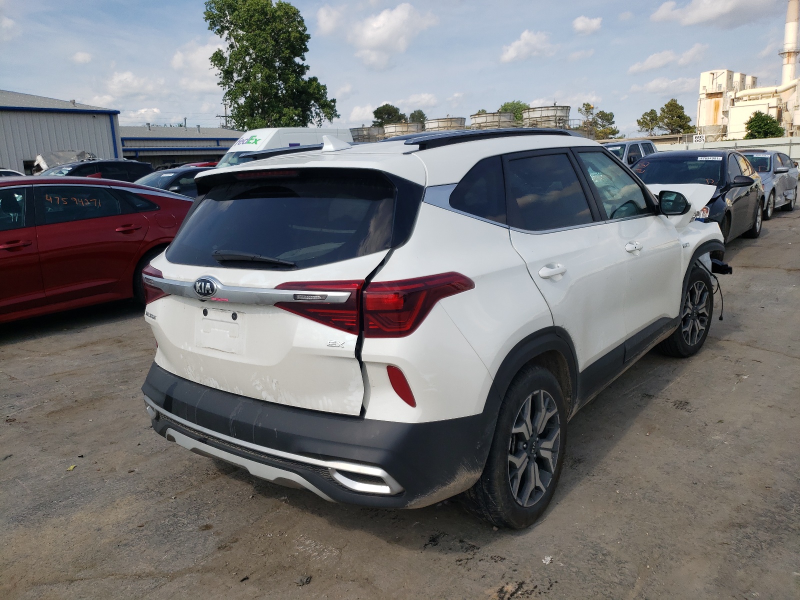 Photo 4 from auction – 2021 KIA SELTOS EX with VIN KNDERCAAXM7128361