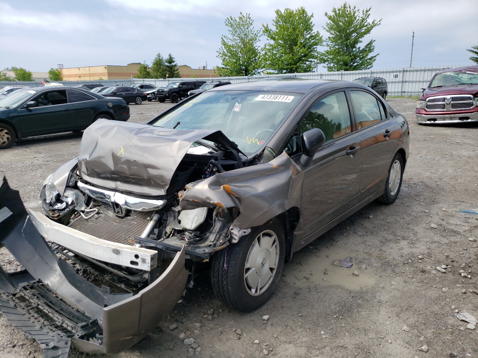 Photo 2 from auction – 2009 HONDA CIVIC DX-G with VIN 2HGFA16459H031908