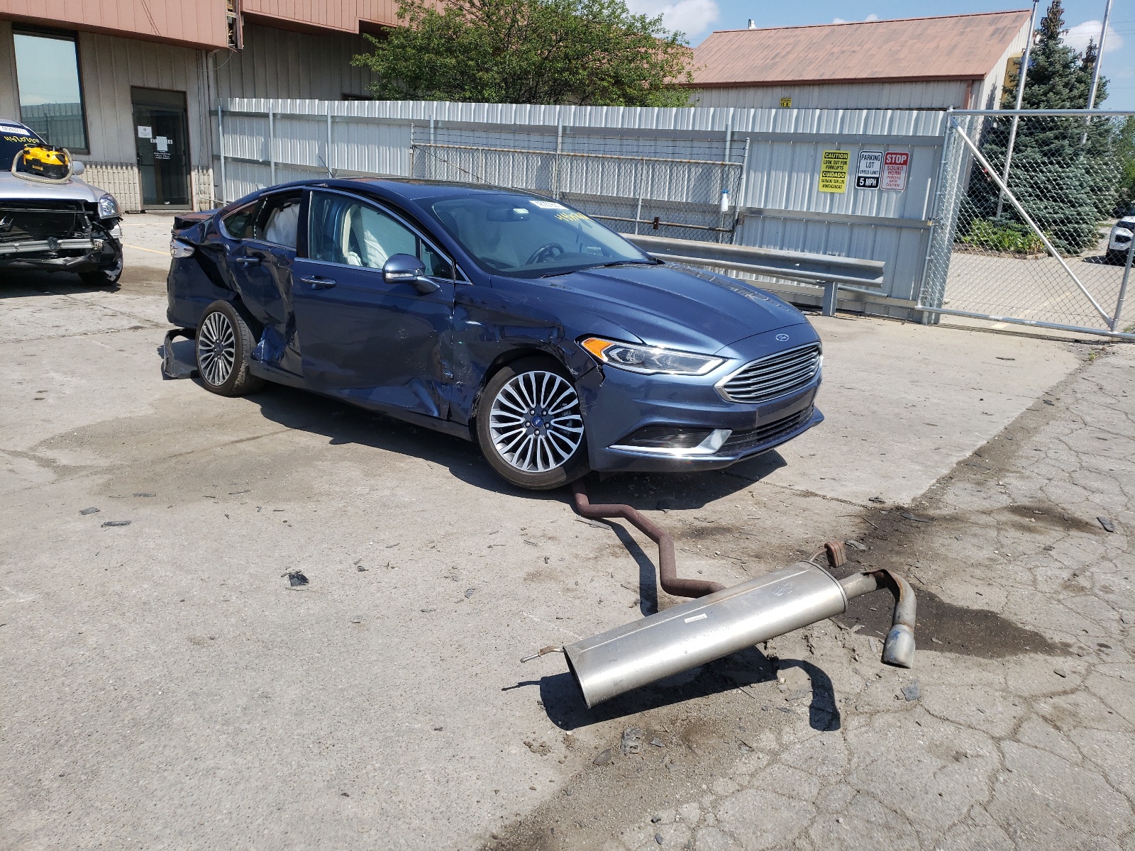 Photo 1 from auction – 2018 FORD FUSION SE with VIN 3FA6P0HD8JR136090