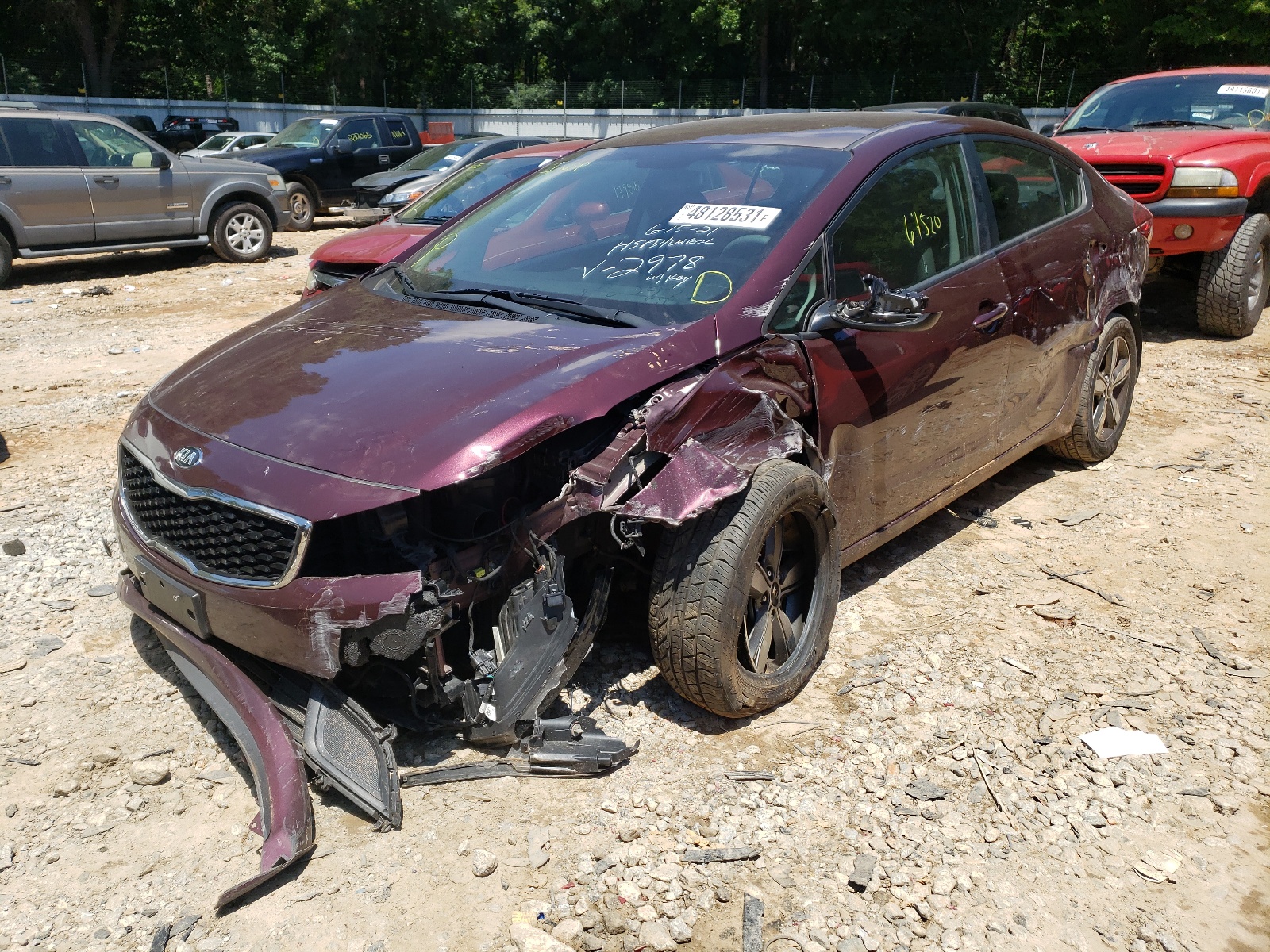 Photo 2 from auction – 2018 KIA FORTE LX with VIN 3KPFL4A72JE172978
