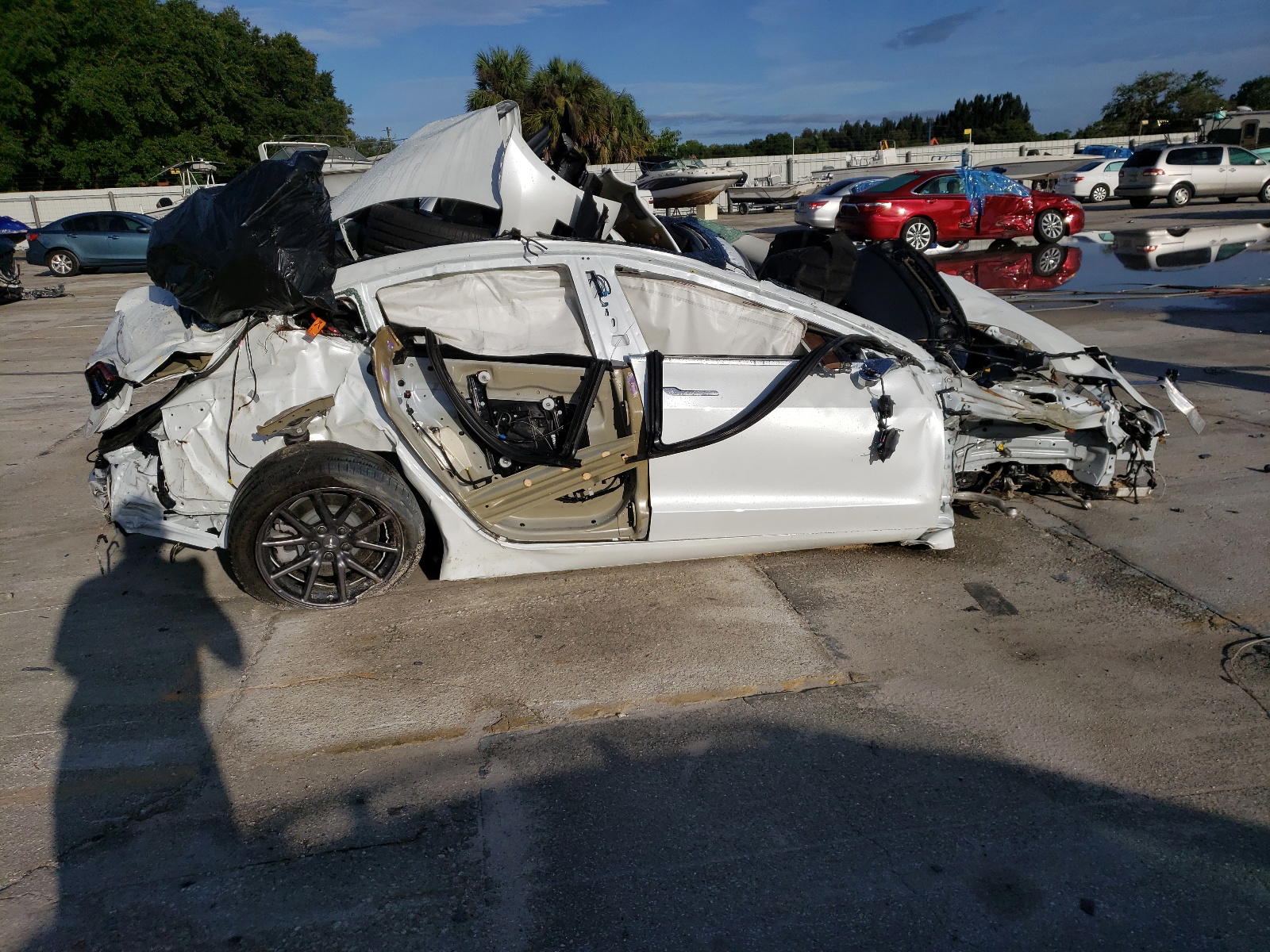Photo 9 from auction – 2020 TESLA MODEL 3 with VIN 5YJ3E1EB5LF744424