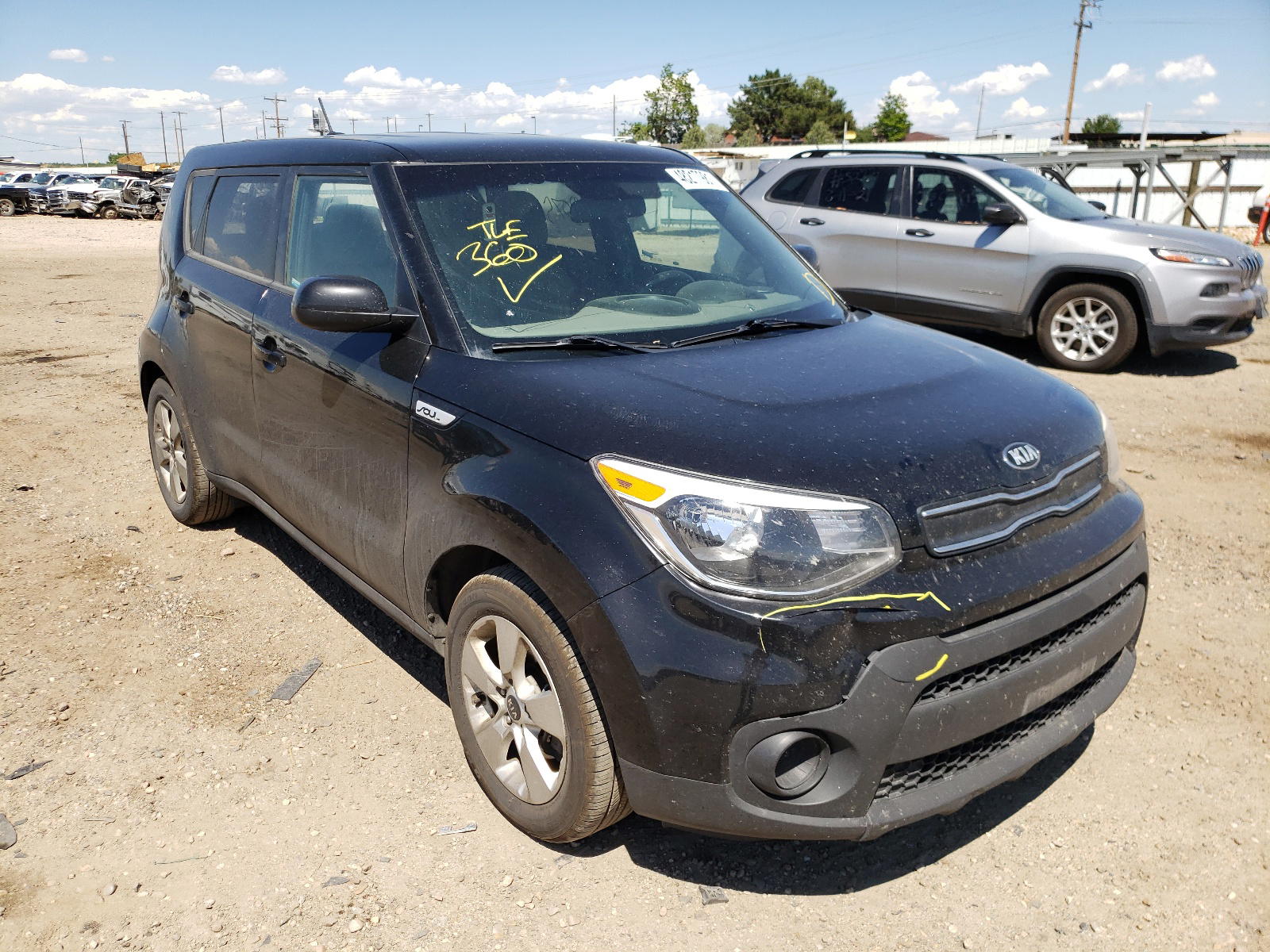 KIA SOUL 2018 with VIN KNDJN2A29J7563171 - Photo from auction