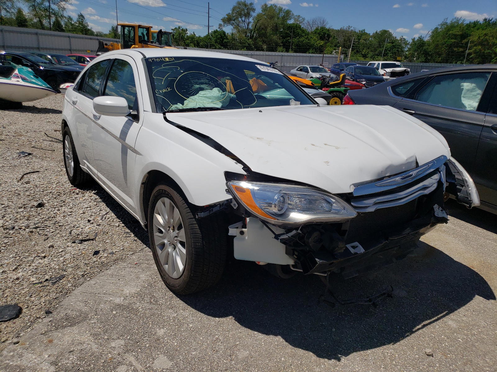 CHRYSLER 200 LX 2014 with VIN 1C3CCBAB8EN231114 - Photo from auction