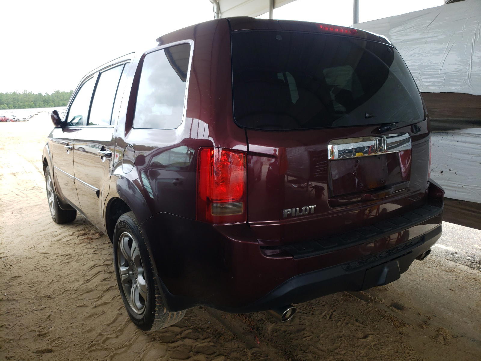 Photo 3 from auction – 2013 HONDA PILOT EXL with VIN 5FNYF3H52DB041126
