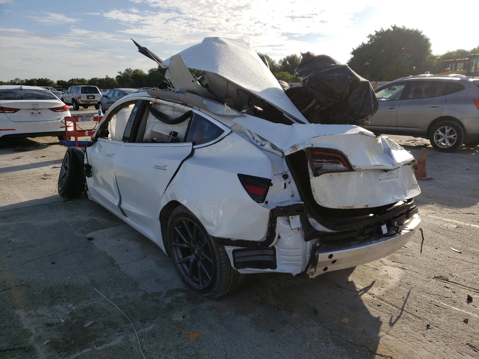 Photo 3 from auction – 2020 TESLA MODEL 3 with VIN 5YJ3E1EB5LF744424