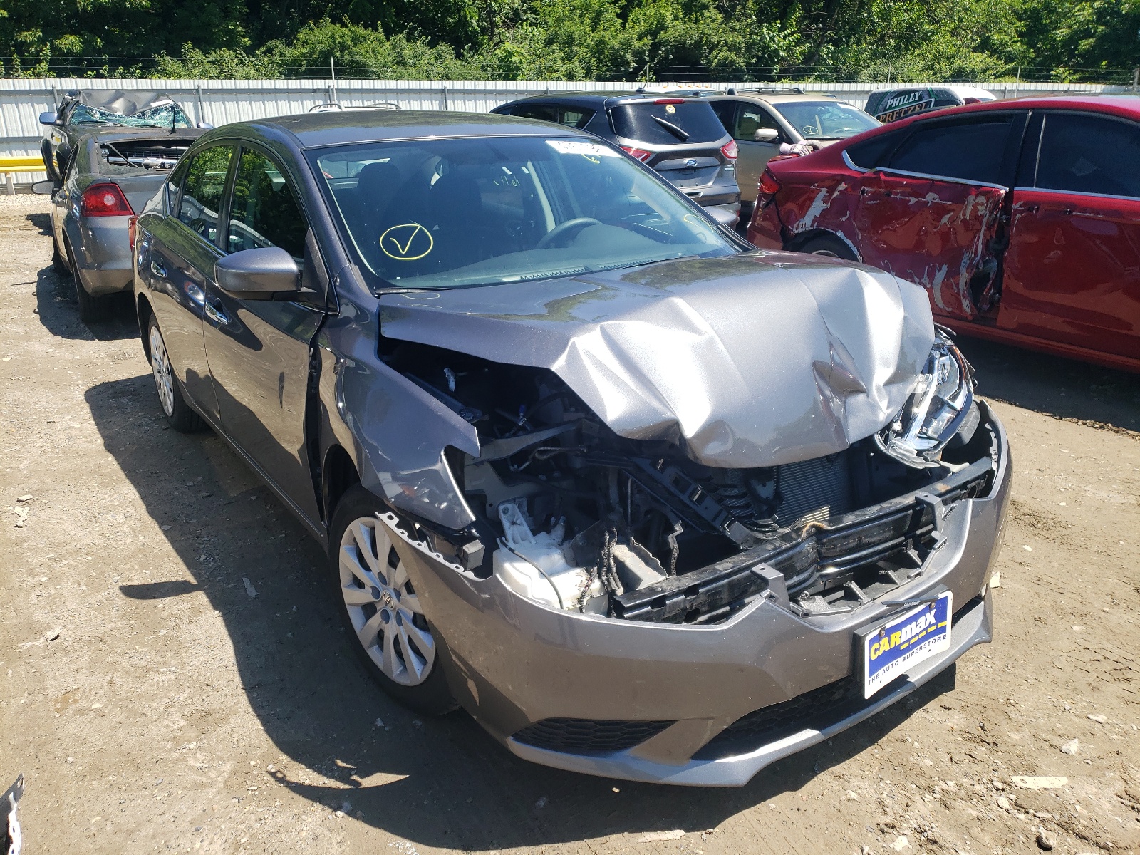 Photo 1 from auction – 2017 NISSAN SENTRA S with VIN 3N1AB7AP1HY393546