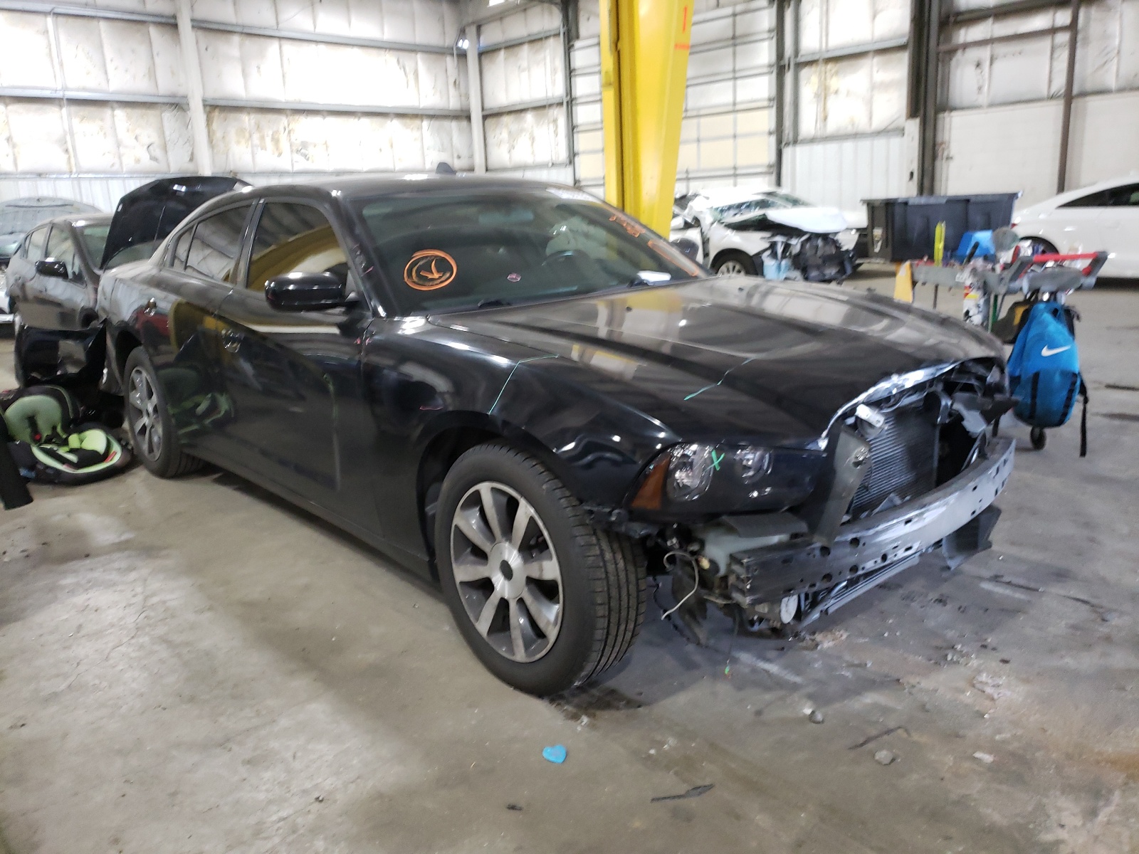 DODGE CHARGER PO 2013 with VIN 2C3CDXAG0DH580393 - Photo from auction