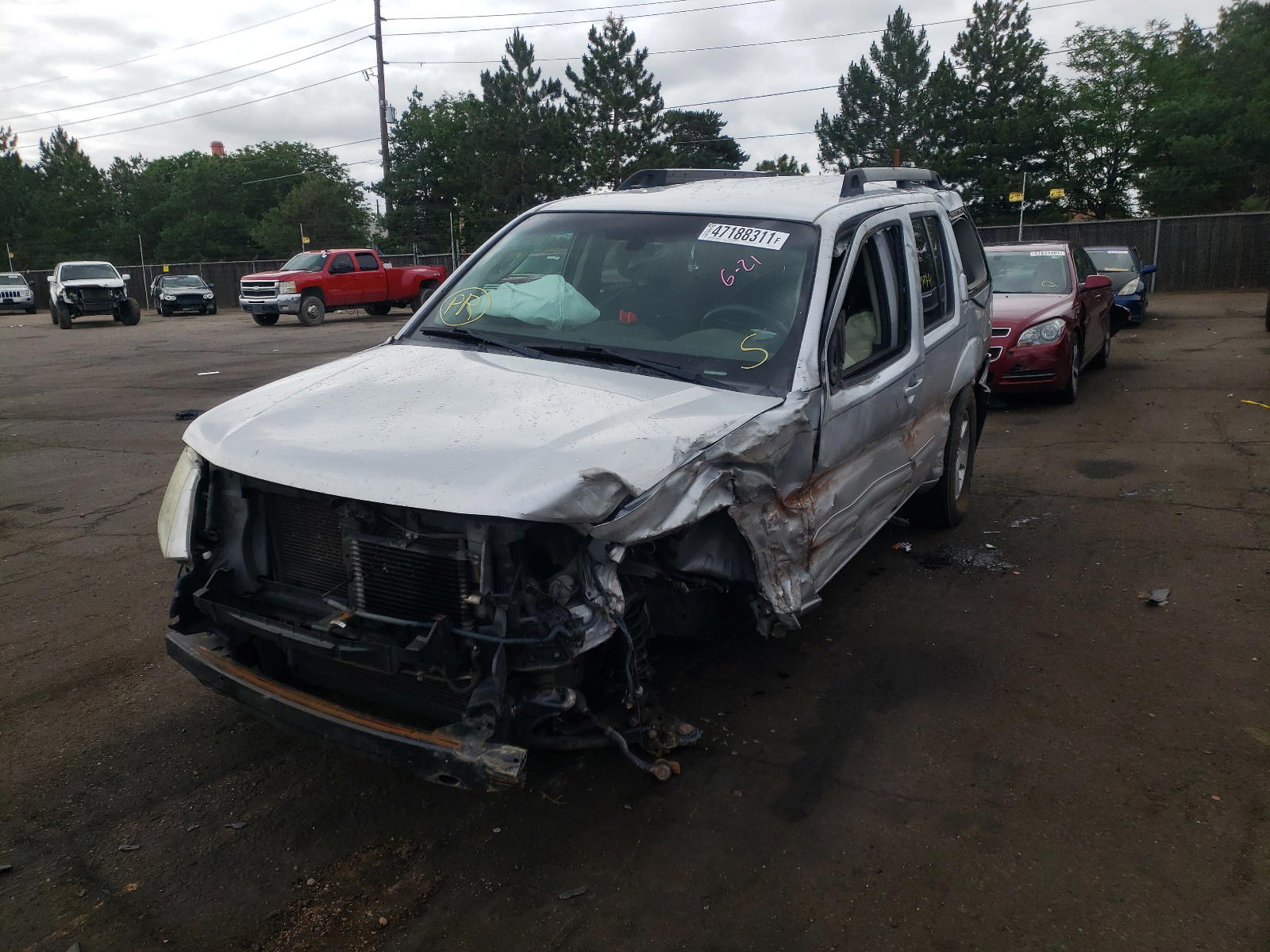 Photo 2 from auction – 2012 NISSAN PATHFINDER with VIN 5N1AR1NN1CC600822