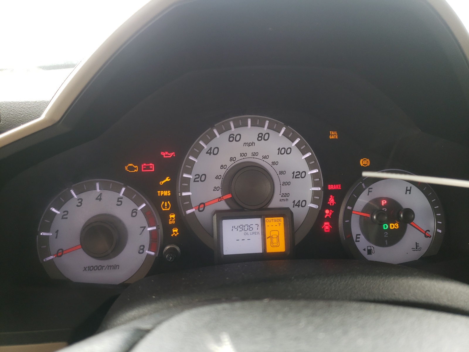 Zdjęcie 8 z aukcji – 2013 HONDA PILOT EXL z VIN 5FNYF3H52DB041126