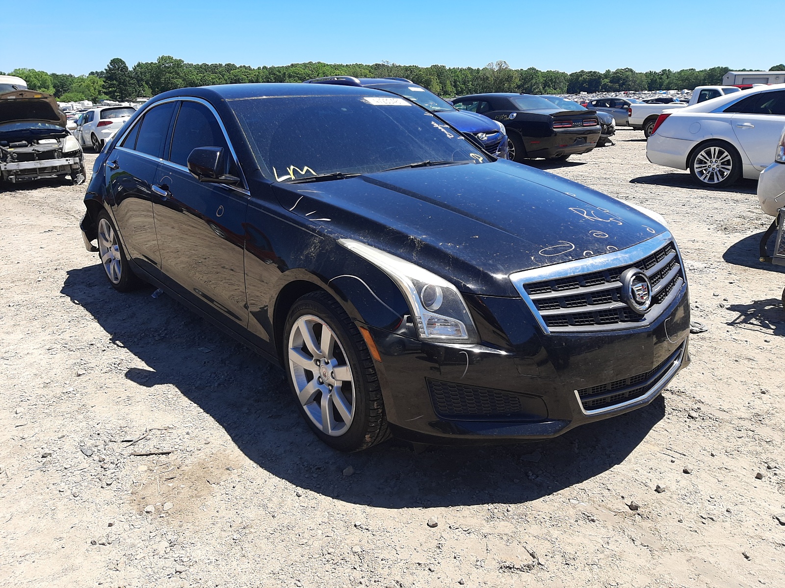 CADILLAC ATS 2013 with VIN 1G6AA5RAXD0167372 - Photo from auction