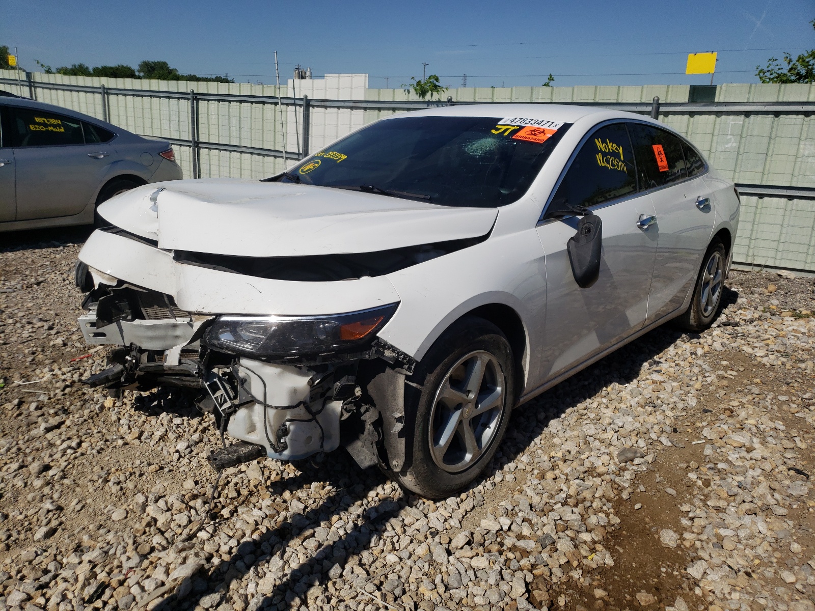 Photo 2 from auction – 2017 CHEVROLET MALIBU LS with VIN 1G1ZB5ST0HF222139