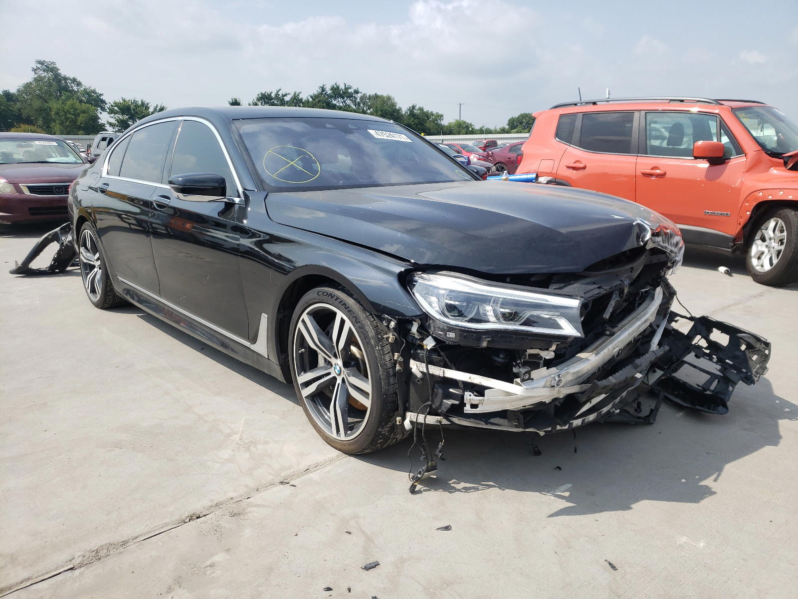 BMW 750 I 2016 with VIN WBA7F0C51GGL99746 - Photo from auction