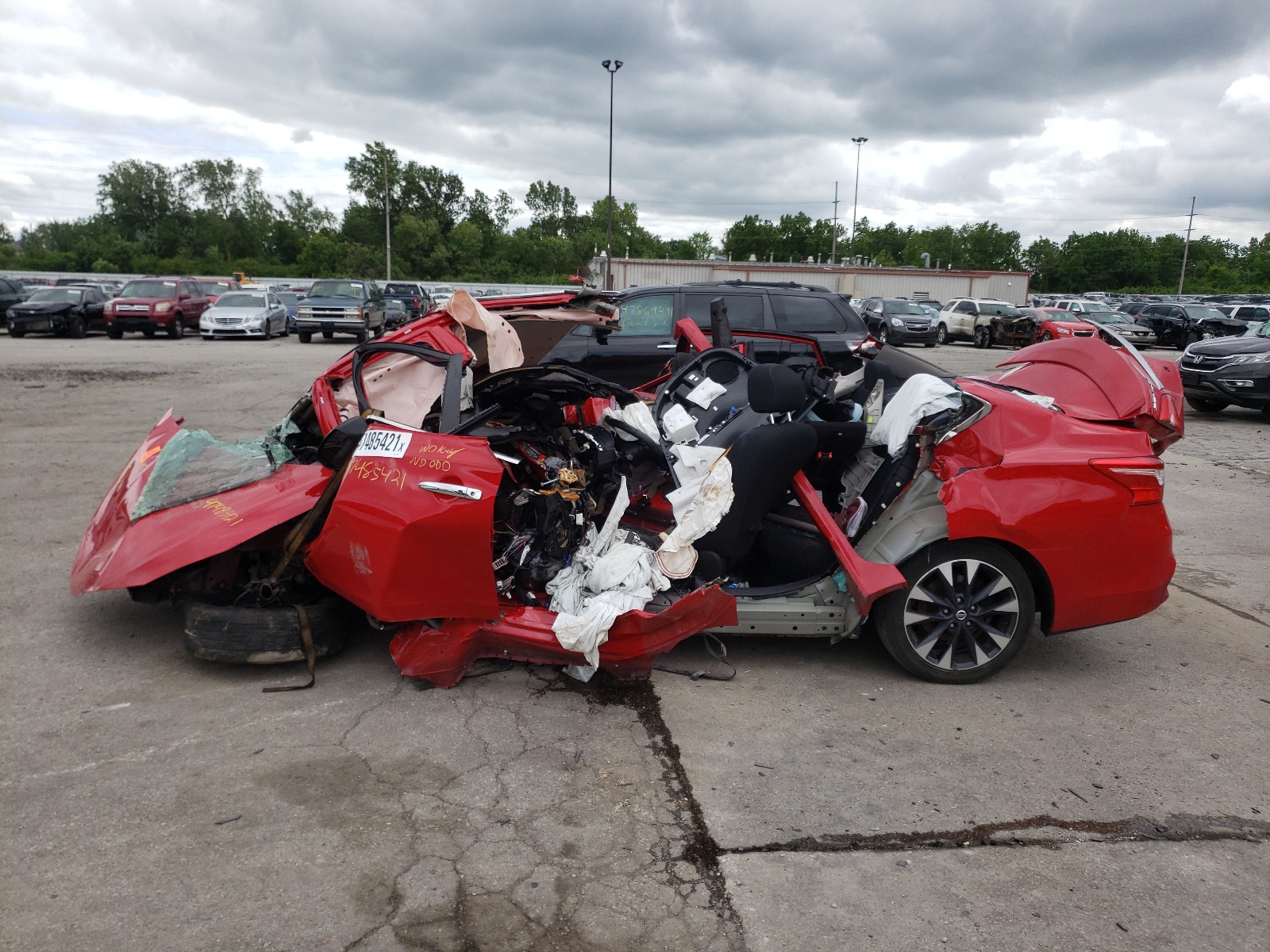 Photo 10 from auction – 2019 NISSAN SENTRA S with VIN 3N1AB7AP1KY353216