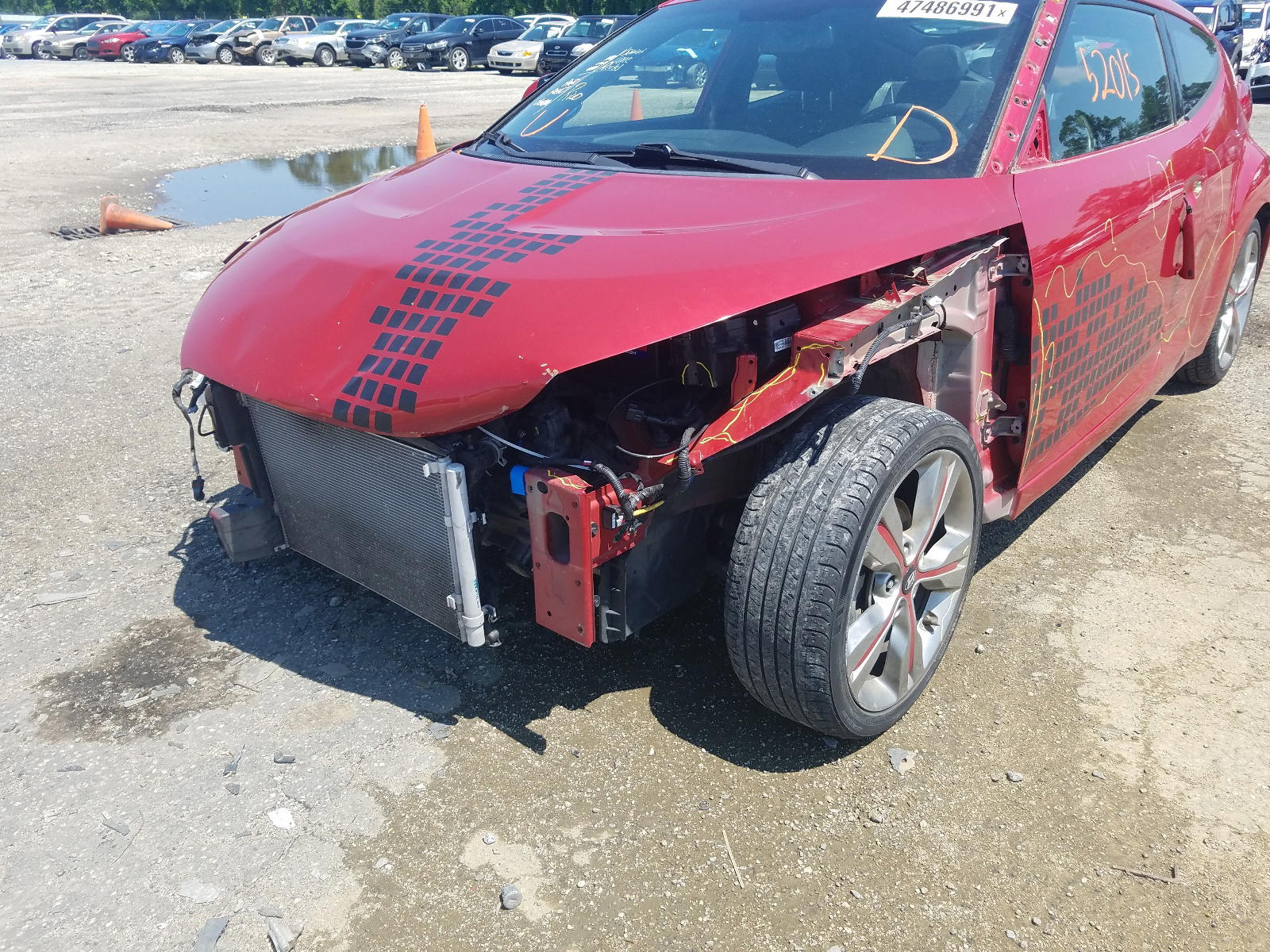 Photo 10 from auction – 2016 HYUNDAI VELOSTER with VIN KMHTC6AD0GU250605