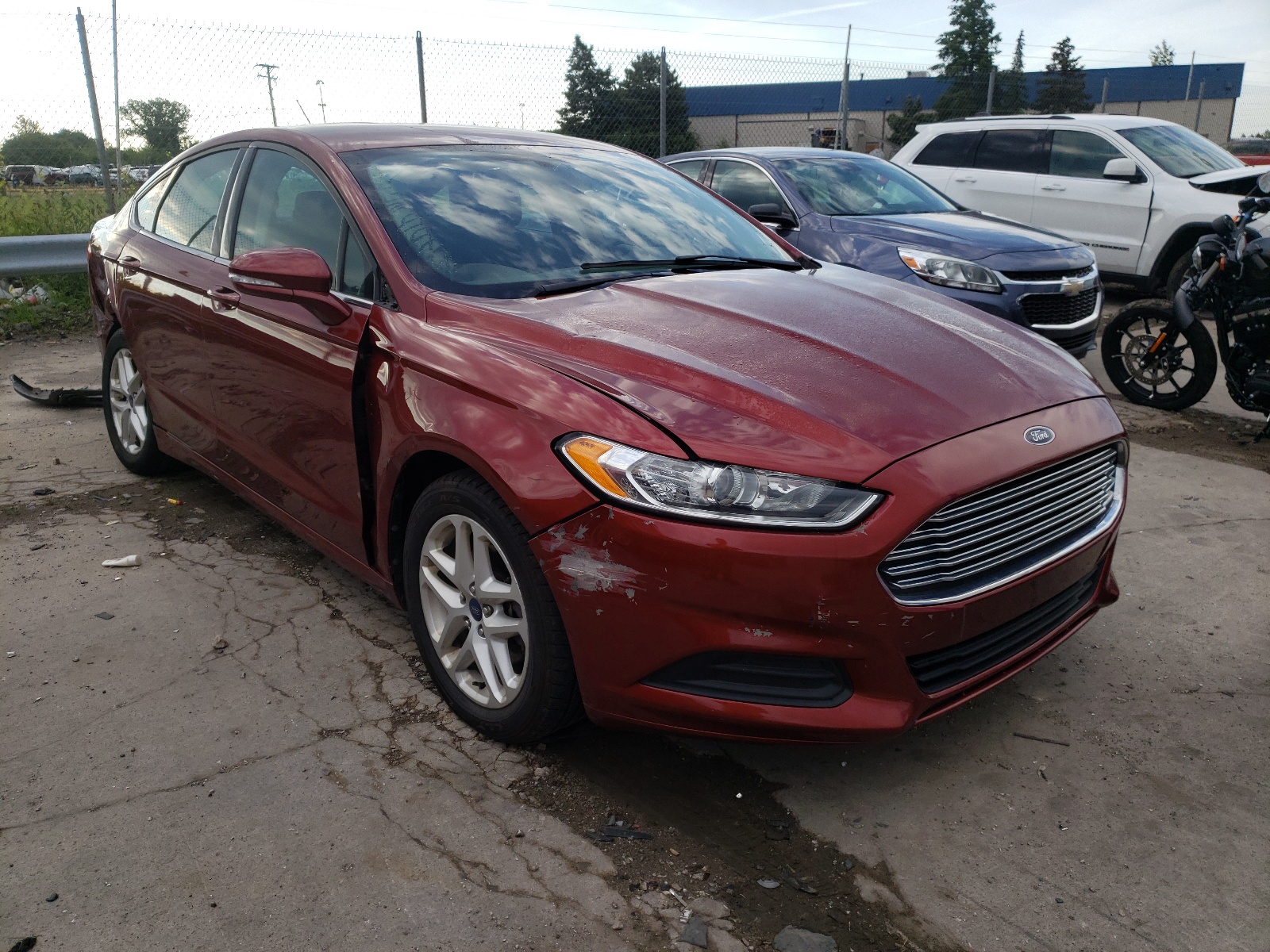 FORD FUSION SE 2014 with VIN 3FA6P0H75ER175638 - Photo from auction