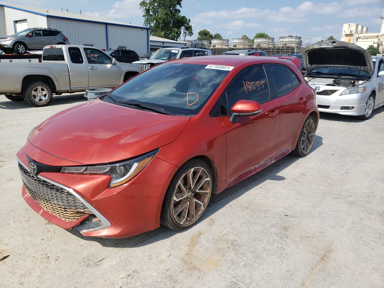 Photo 2 from auction – 2019 TOYOTA COROLLA SE with VIN JTNK4RBE2K3027482
