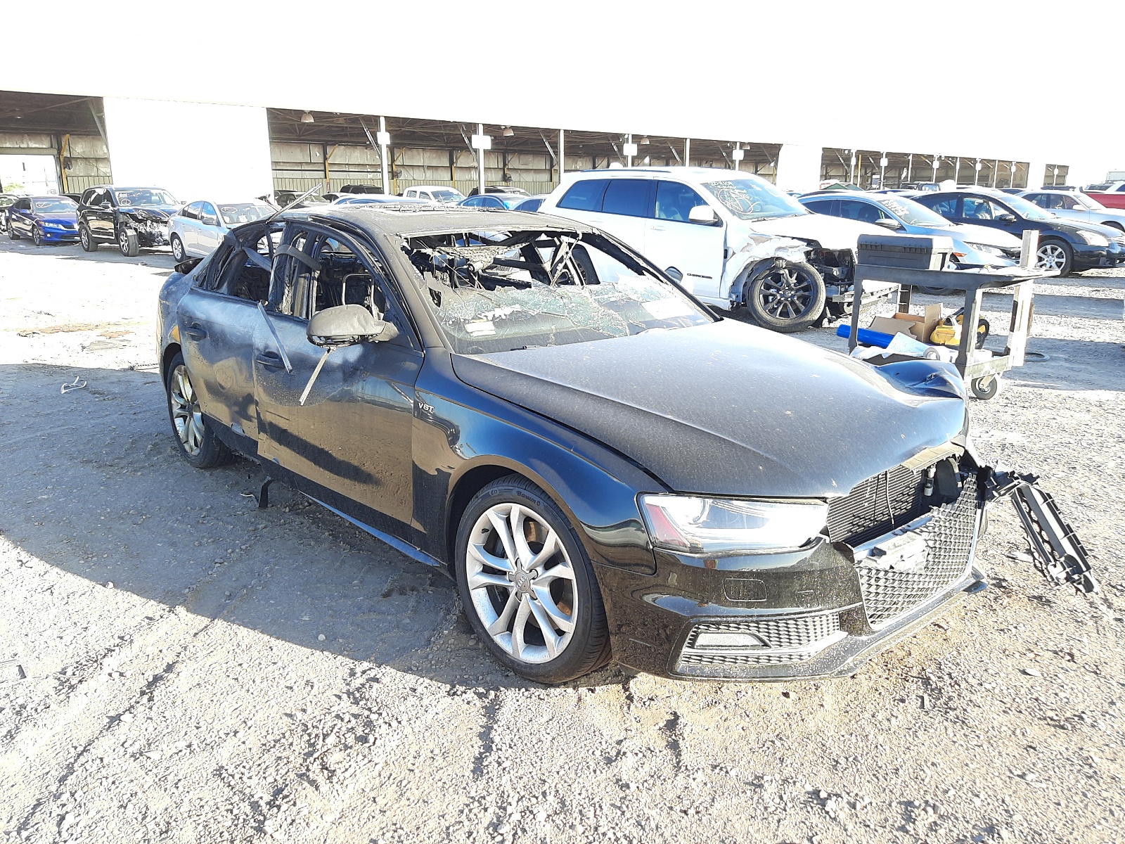 AUDI S4 PREMIUM 2013 with VIN WAUBGAFL8DA101831 - Photo from auction