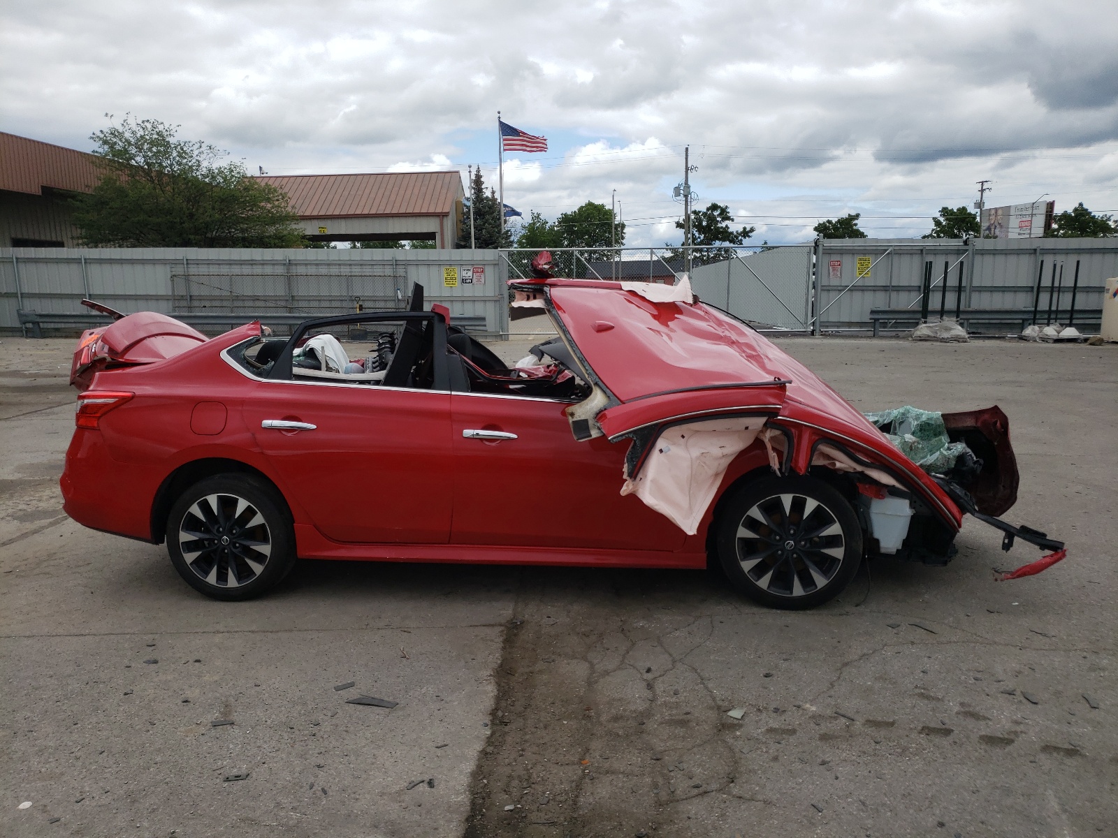 Photo 9 from auction – 2019 NISSAN SENTRA S with VIN 3N1AB7AP1KY353216