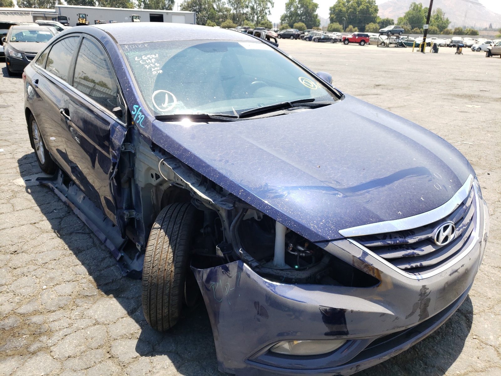 Photo 1 from auction – 2013 HYUNDAI SONATA GLS with VIN 5NPEB4ACXDH632433