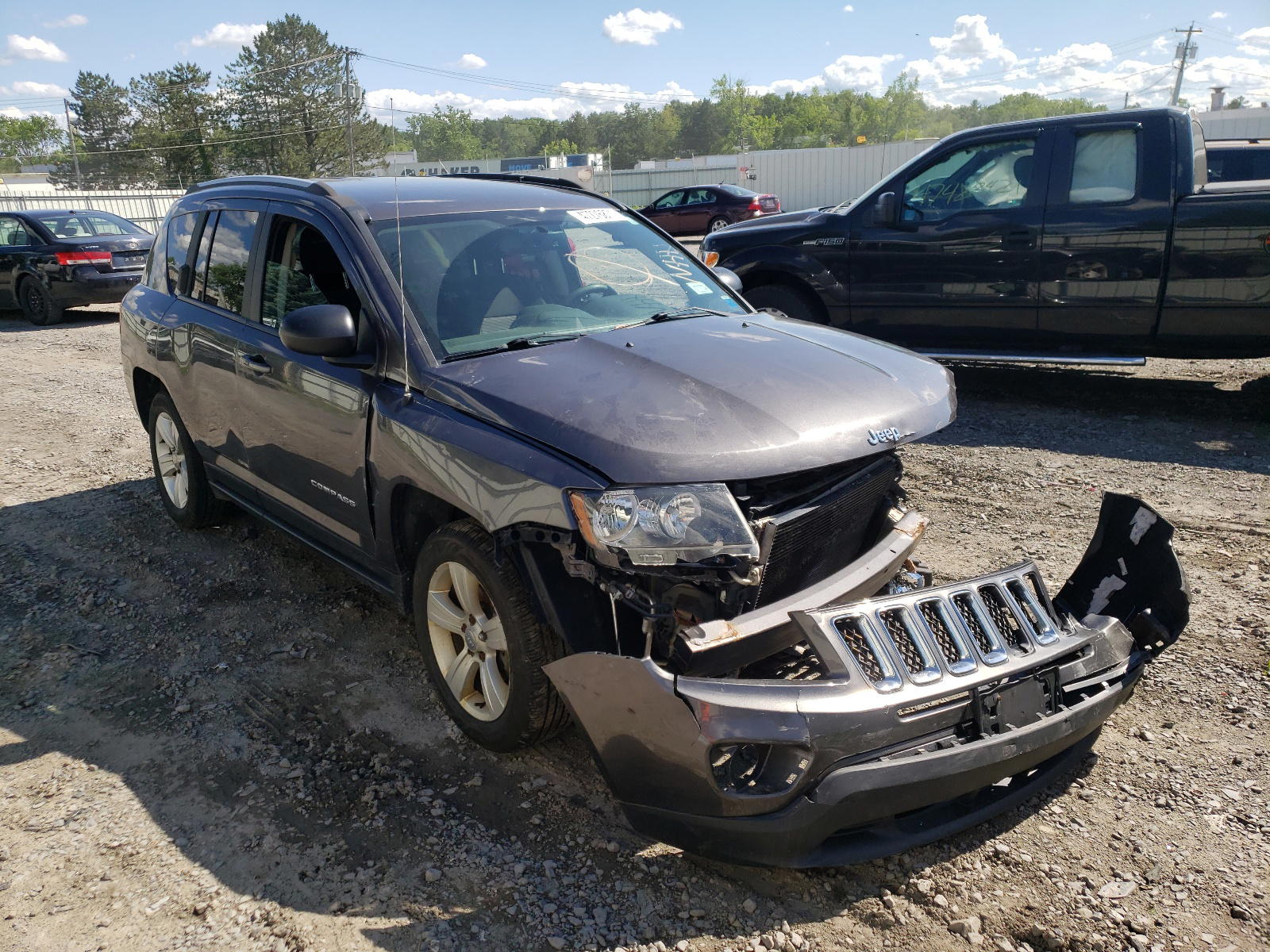 JEEP COMPASS SP 2017 with VIN 1C4NJCBA3HD147427 - Photo from auction