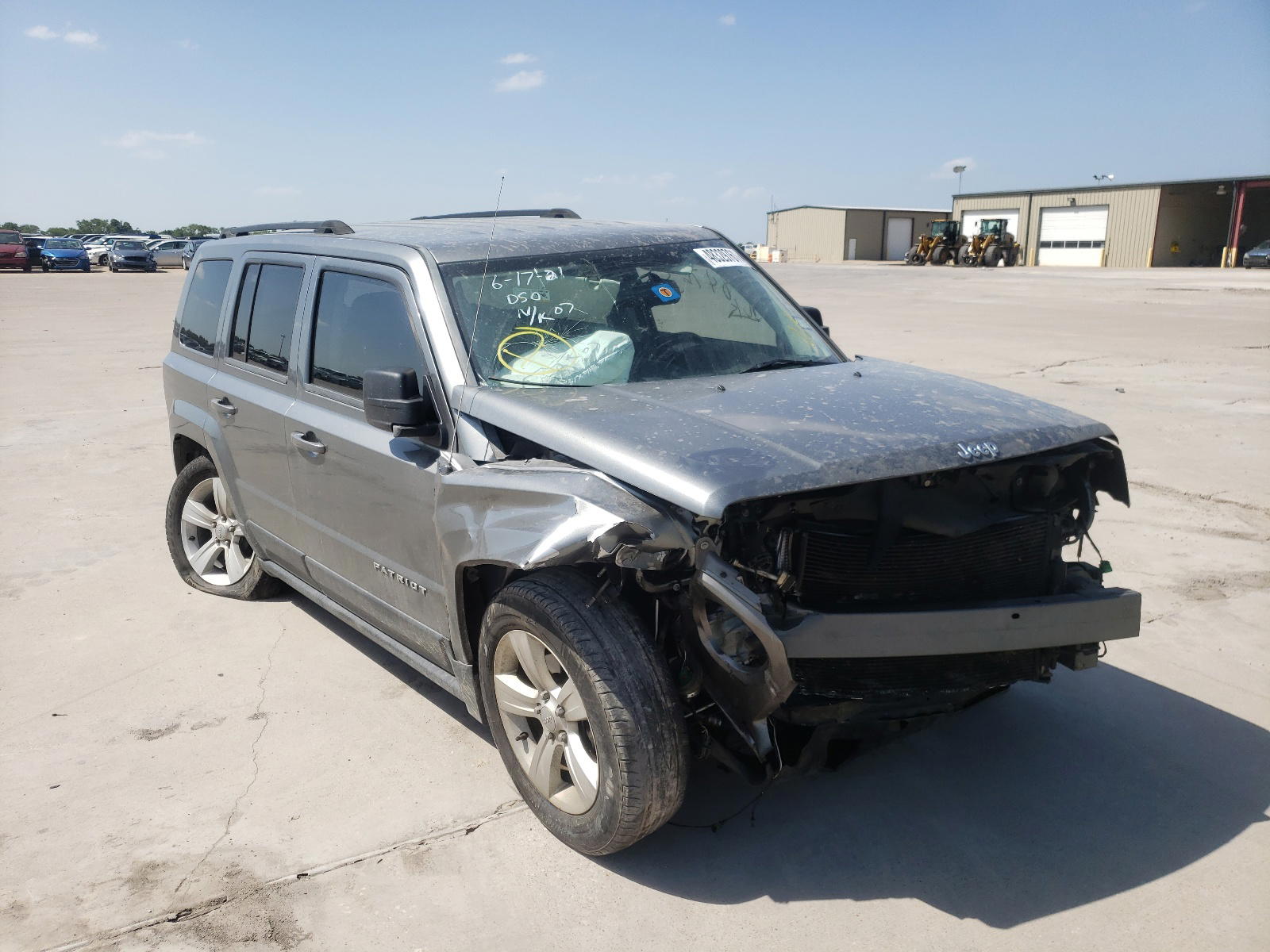 JEEP PATRIOT LA 2012 with VIN 1C4NJPFB7CD631670 - Photo from auction