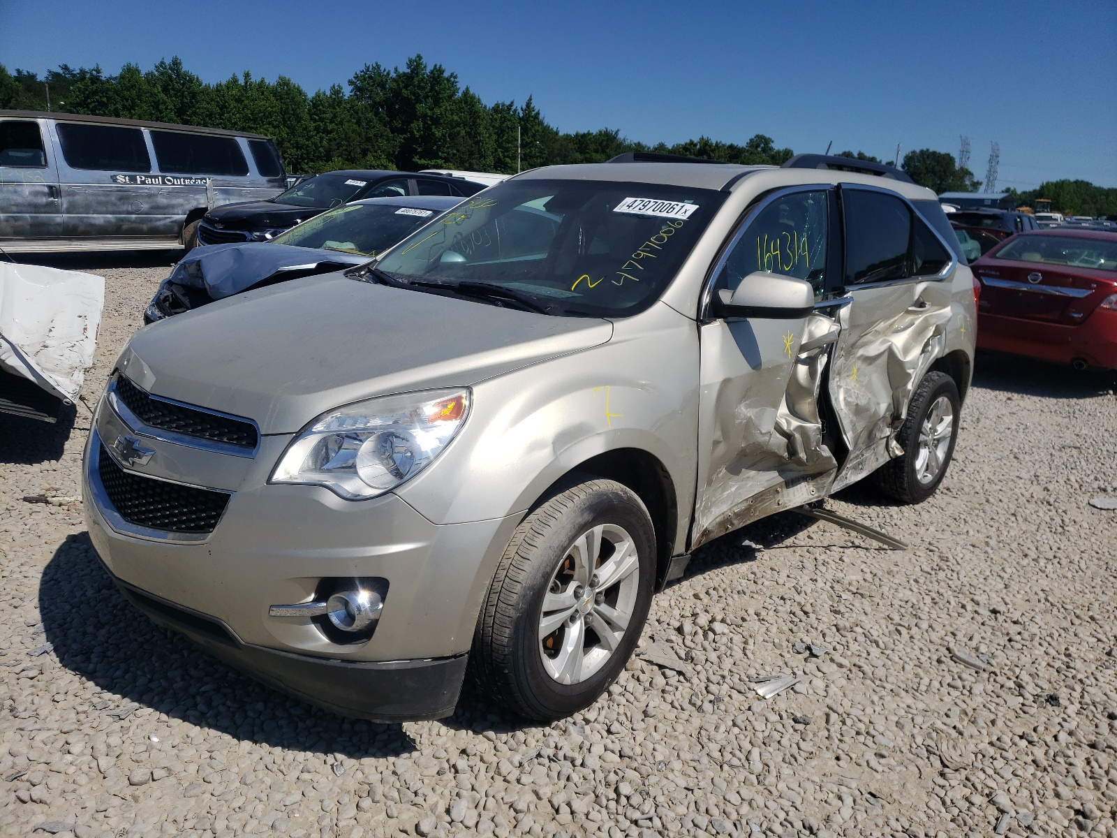 Photo 2 from auction – 2014 CHEVROLET EQUINOX LT with VIN 1GNALCEK4EZ122989