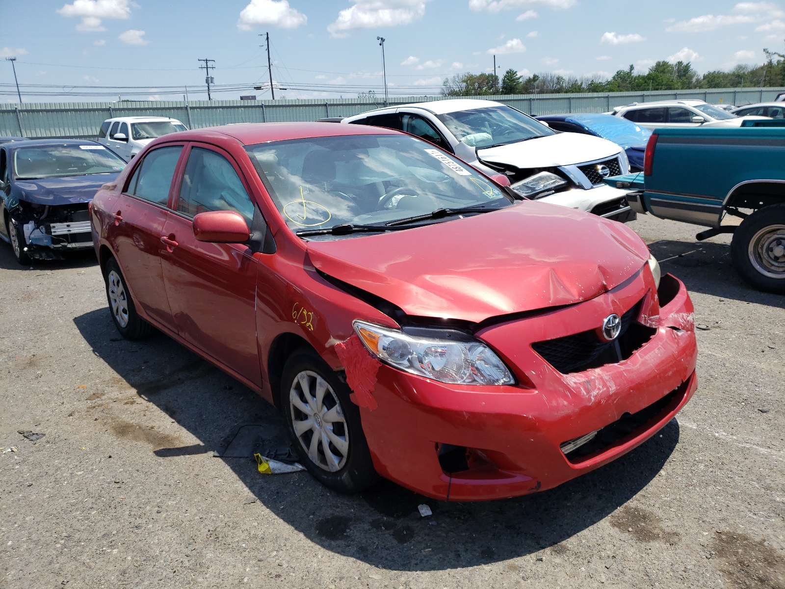 Photo 1 from auction – 2009 TOYOTA COROLLA BA with VIN 1NXBU40E59Z070403