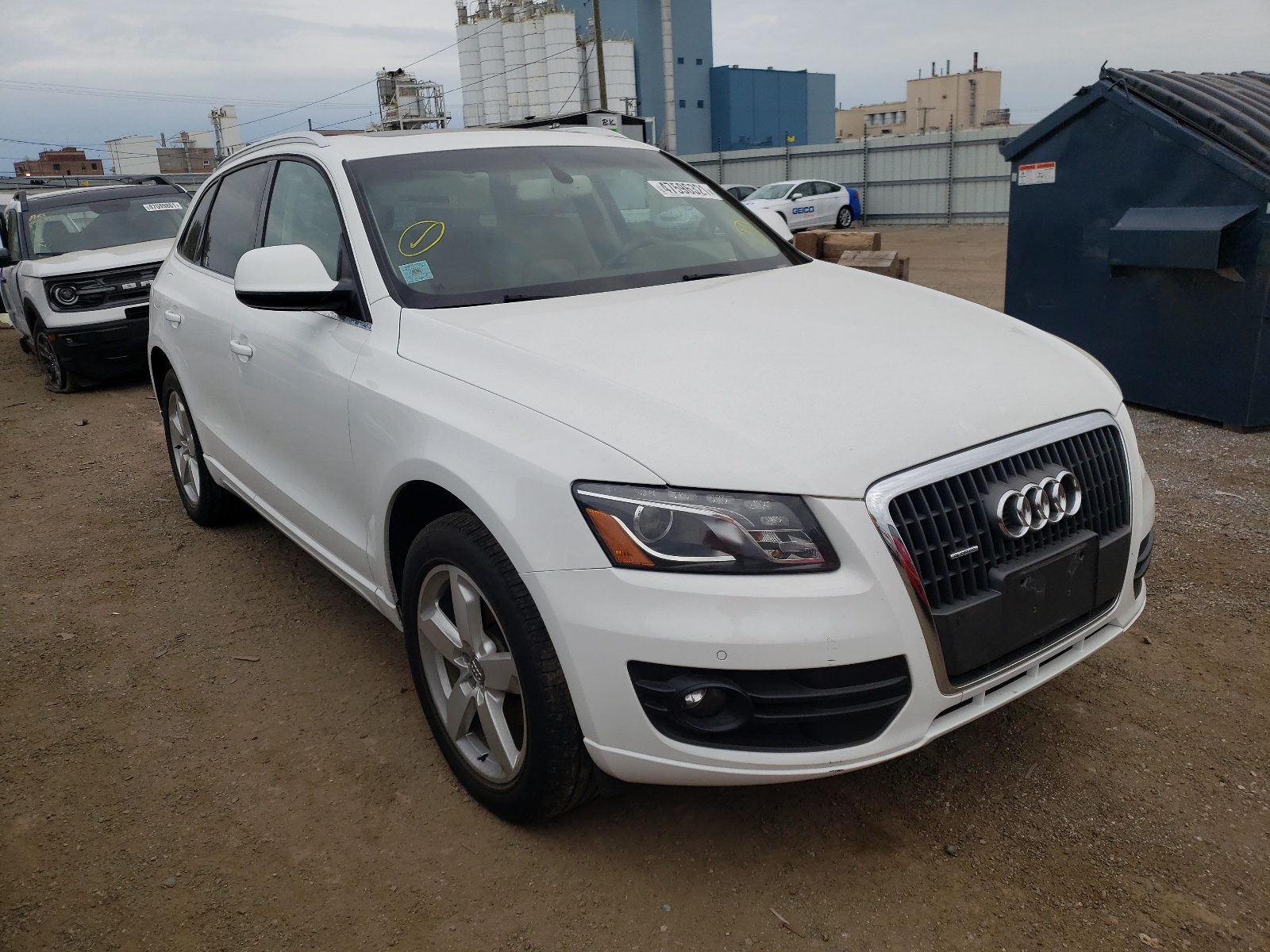 AUDI Q5 PREMIUM 2012 with VIN WA1LFAFP5CA113411 - Photo from auction