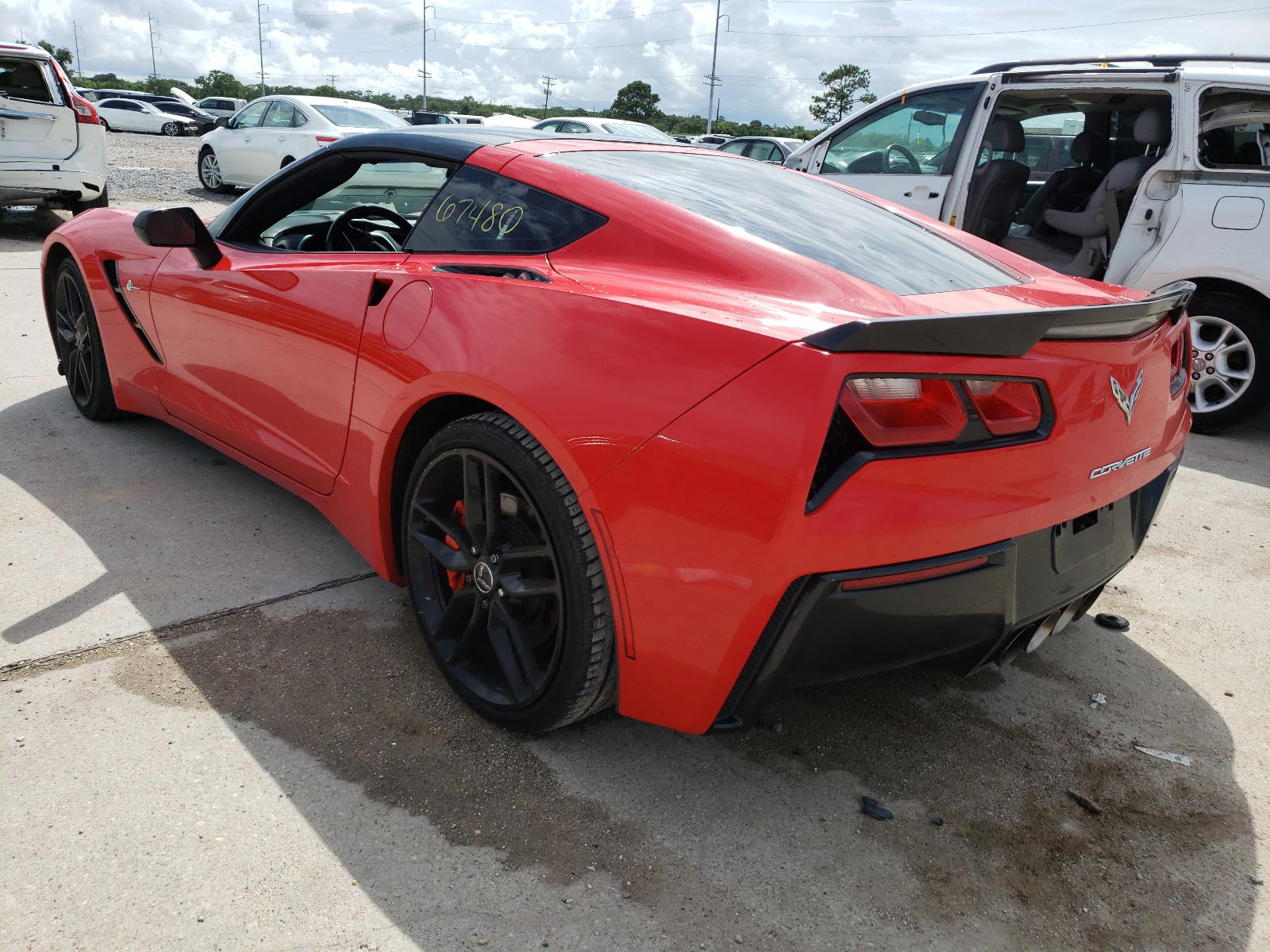 Photo 3 from auction – 2014 CHEVROLET CORVETTE S with VIN 1G1YK2D75E5123697