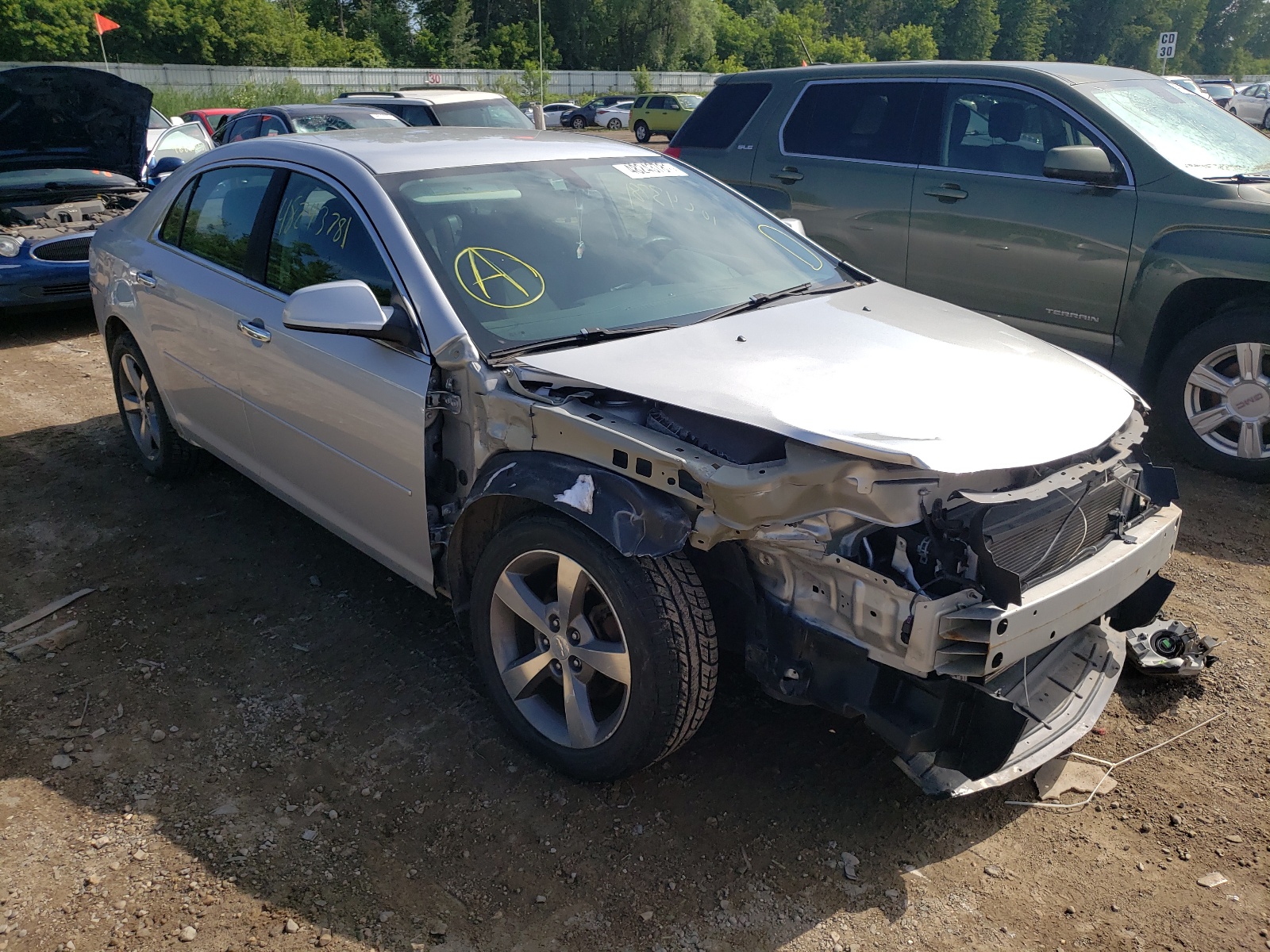CHEVROLET MALIBU 1LT 2012 with VIN 1G1ZC5E03CF347949 - Photo from auction