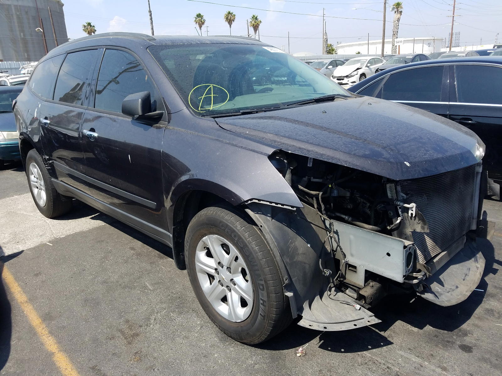 CHEVROLET TRAVERSE L 2016 with VIN 1GNKRFKD2GJ299780 - Photo from auction