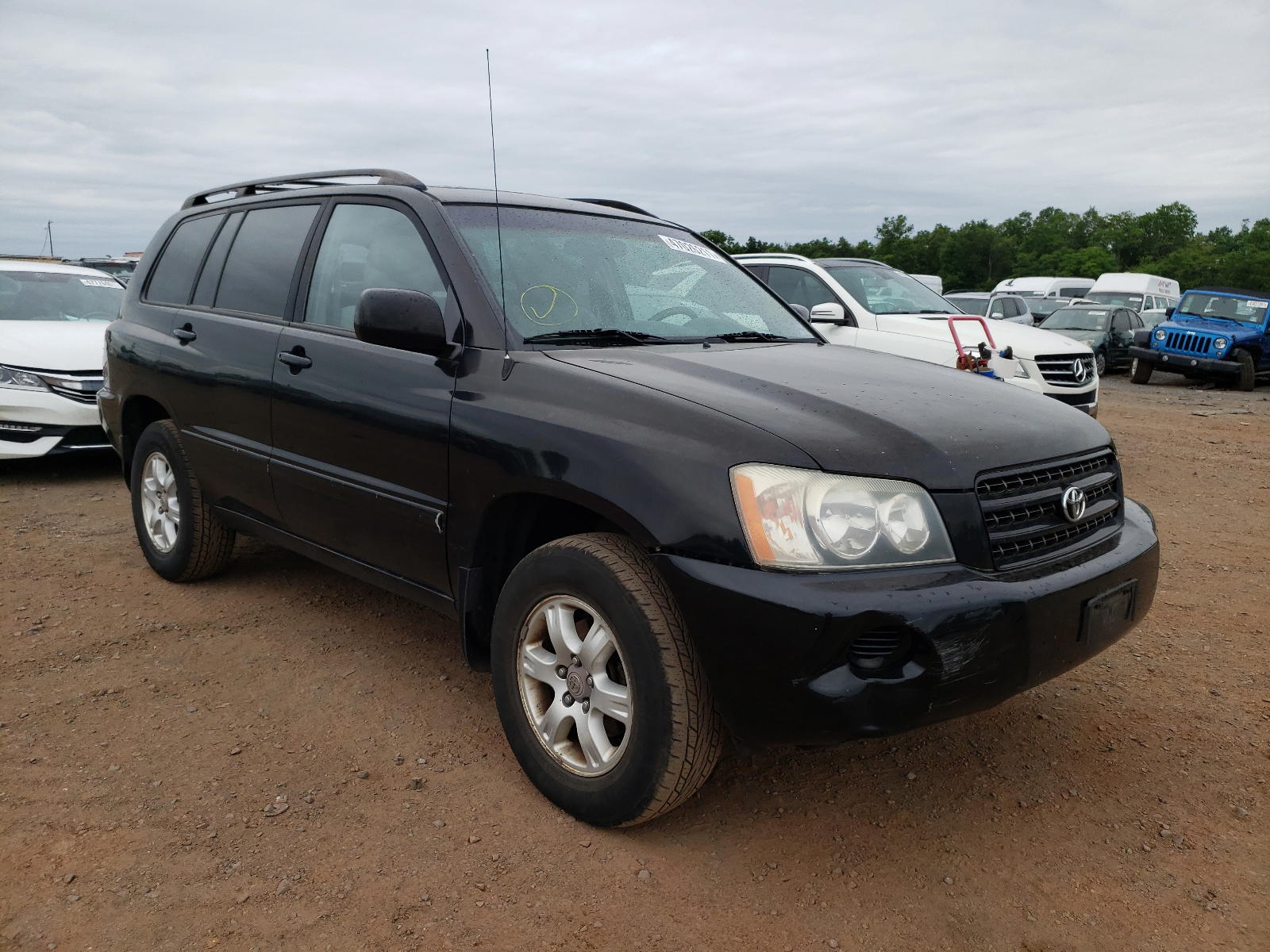TOYOTA HIGHLANDER 2001 with VIN JTEHF21AX10010312 - Photo from auction